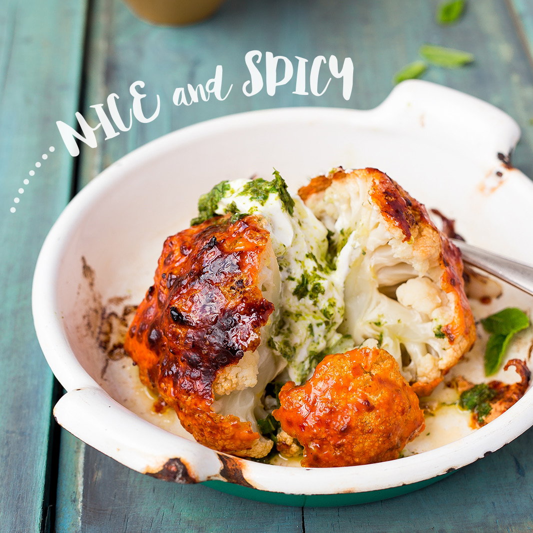 Harissa roasted cauliflower — The Kitchen Alchemist