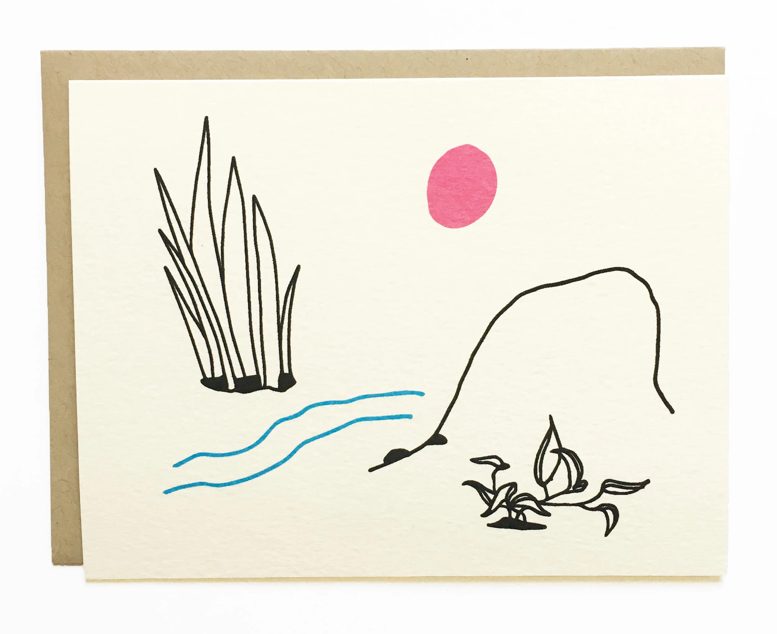 NEW - Landscape - River and Moon