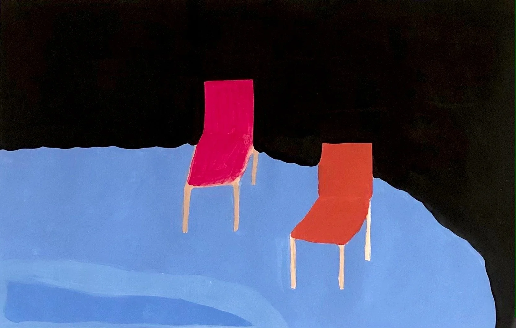 Original Painting - Swimming Hole