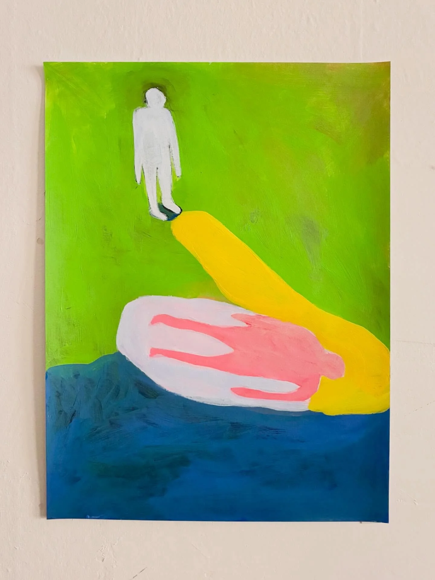 A little lightness
Like exiting a tunnel and getting out of seriousness 
Painting again finally
Ceramic pieces by Magdalena Suarez Frimkess 💎