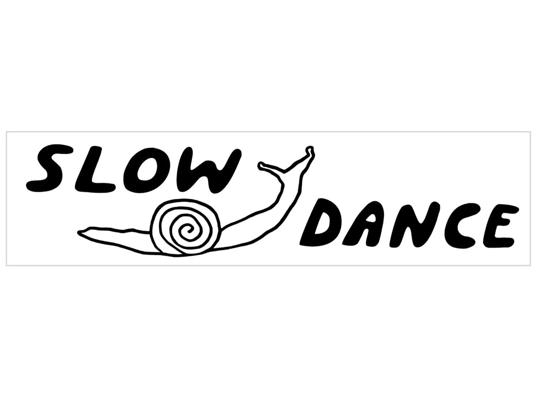 Slow Dance - Bumper Sticker