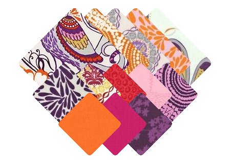 Quill quilting cottons in the Cabana color story. For more options, visit robertkaufman.com/fabrics/quill