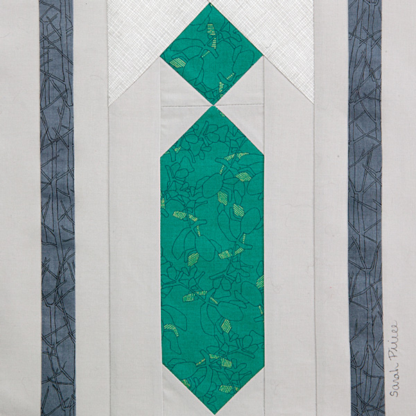 Well Suited by Sarah Price, featuring Botanics and Kona Cotton Solids