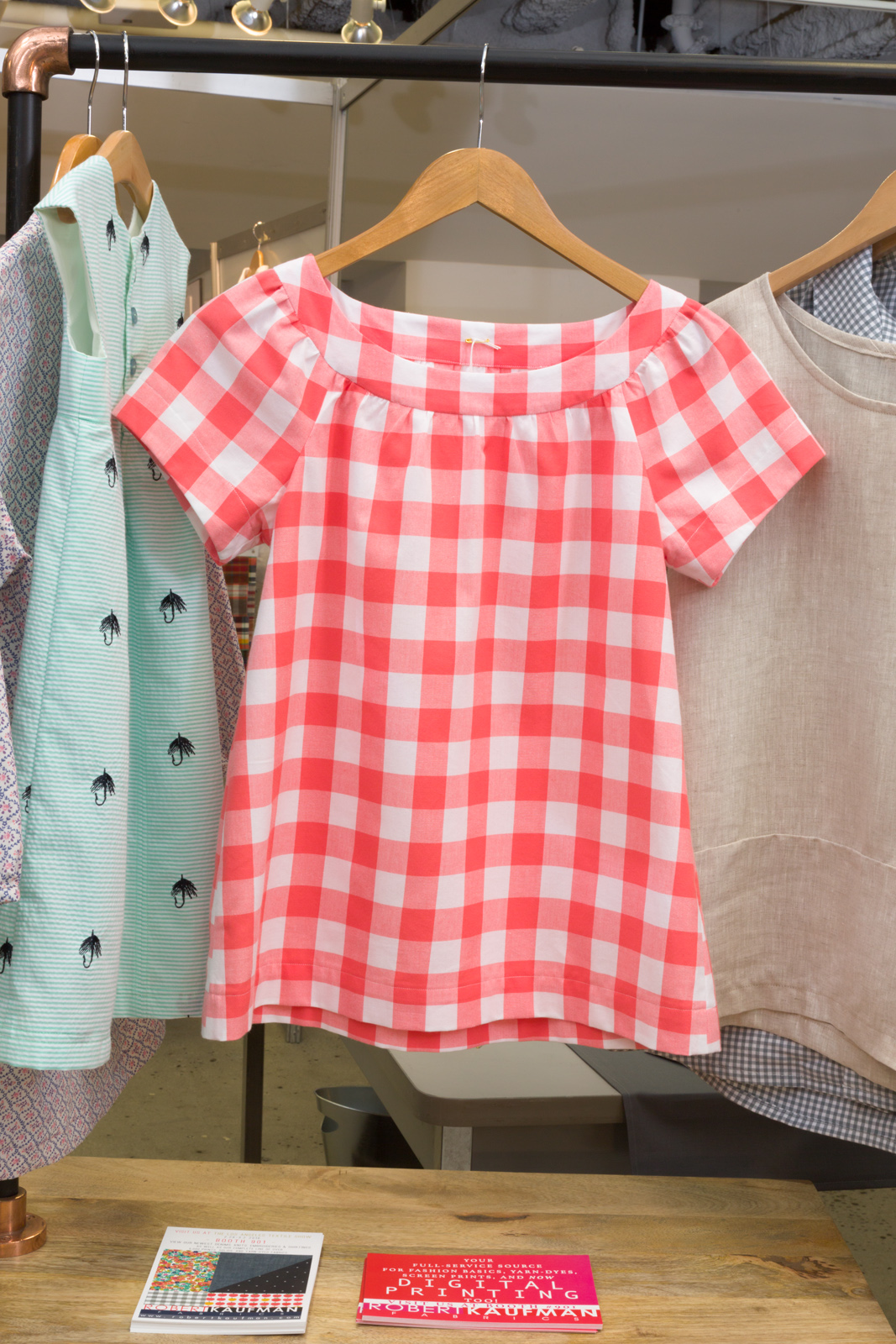 Sailor Top by Fancy Tiger Crafts , made by Elinor Nissley , featuring Carolina Gingham 1"