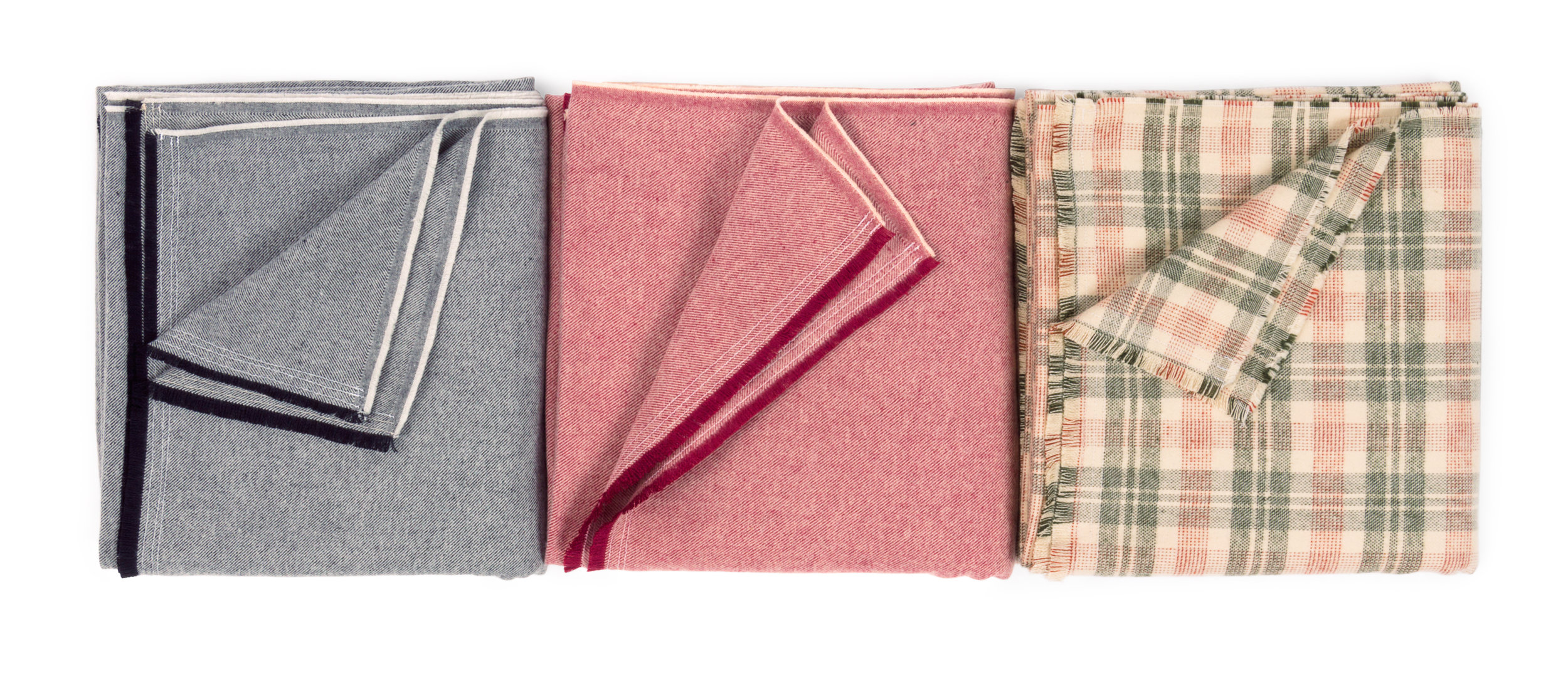 Spring Throw by Purl Soho , made by Ramona Burke, features Tahoe Flannel