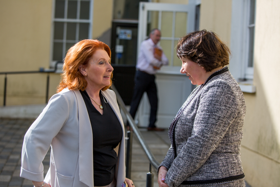  Ms Kathleen Lynch, TD, Minister of State for Primary and Social Care and Ms Joan Doran, Chair of IMHLA 