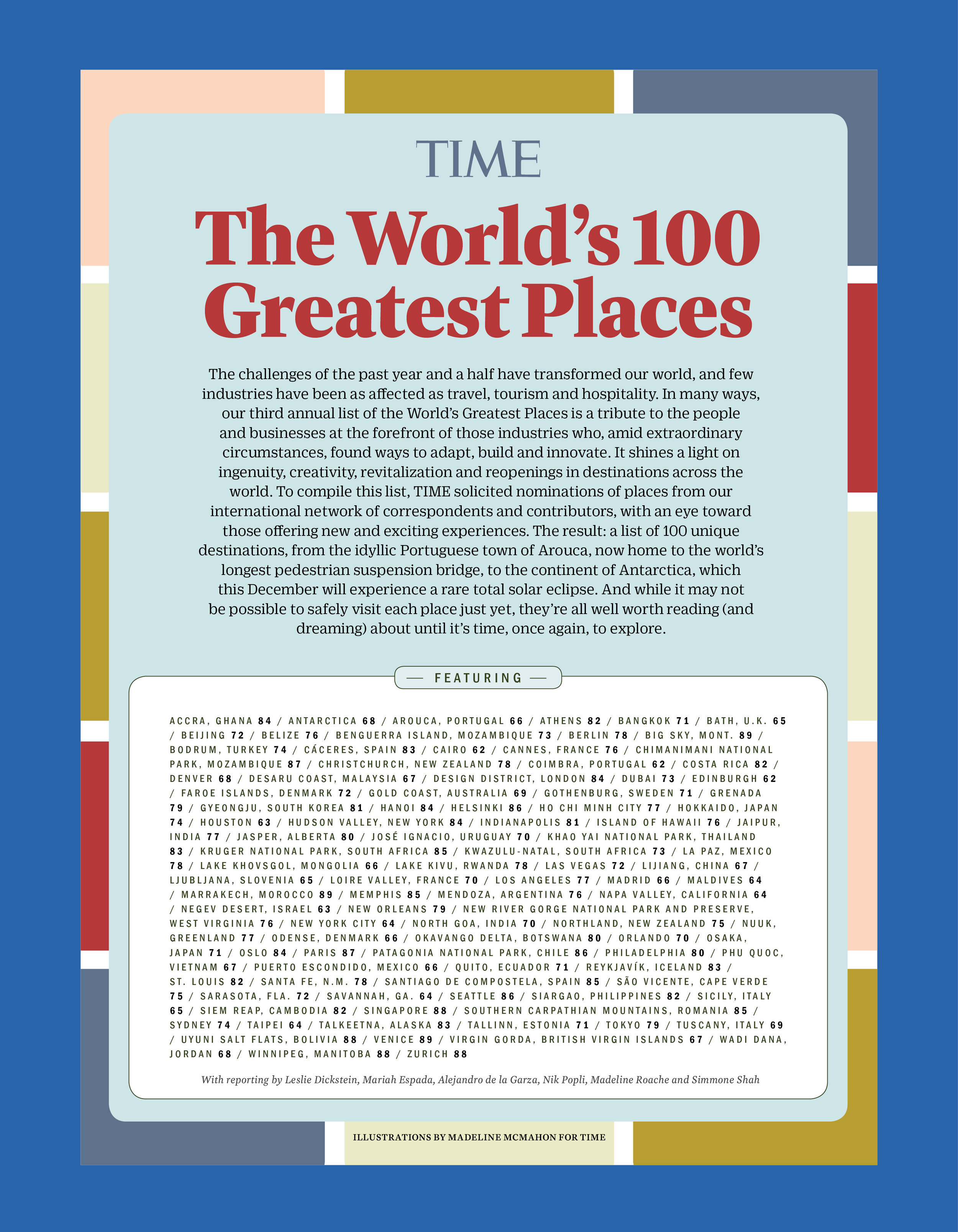 World's Greatest Places, 2021