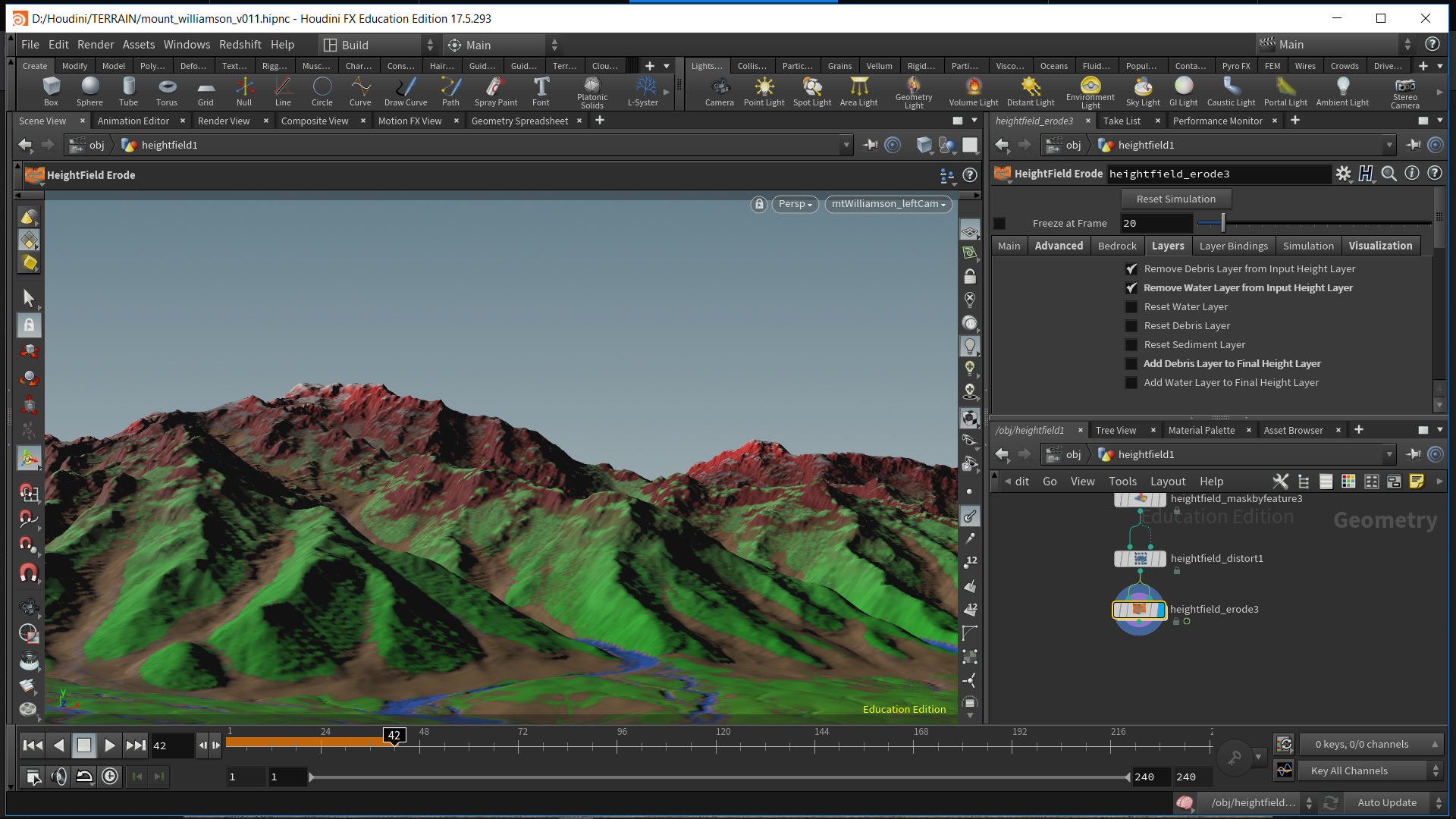 2nd pass of Distort Noise + Erosion.