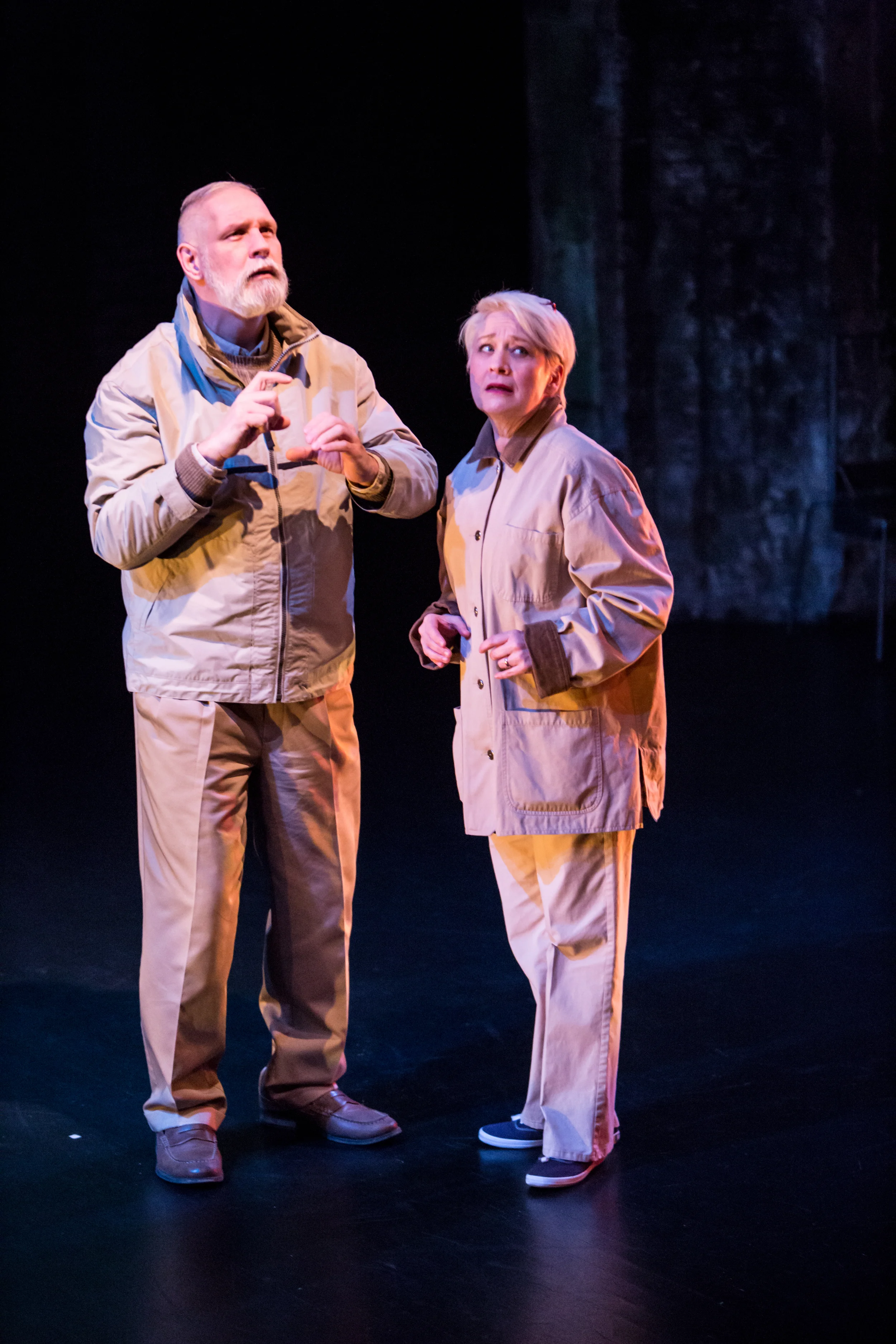 David Coral and Maggie Scanlan as Ed and Betty