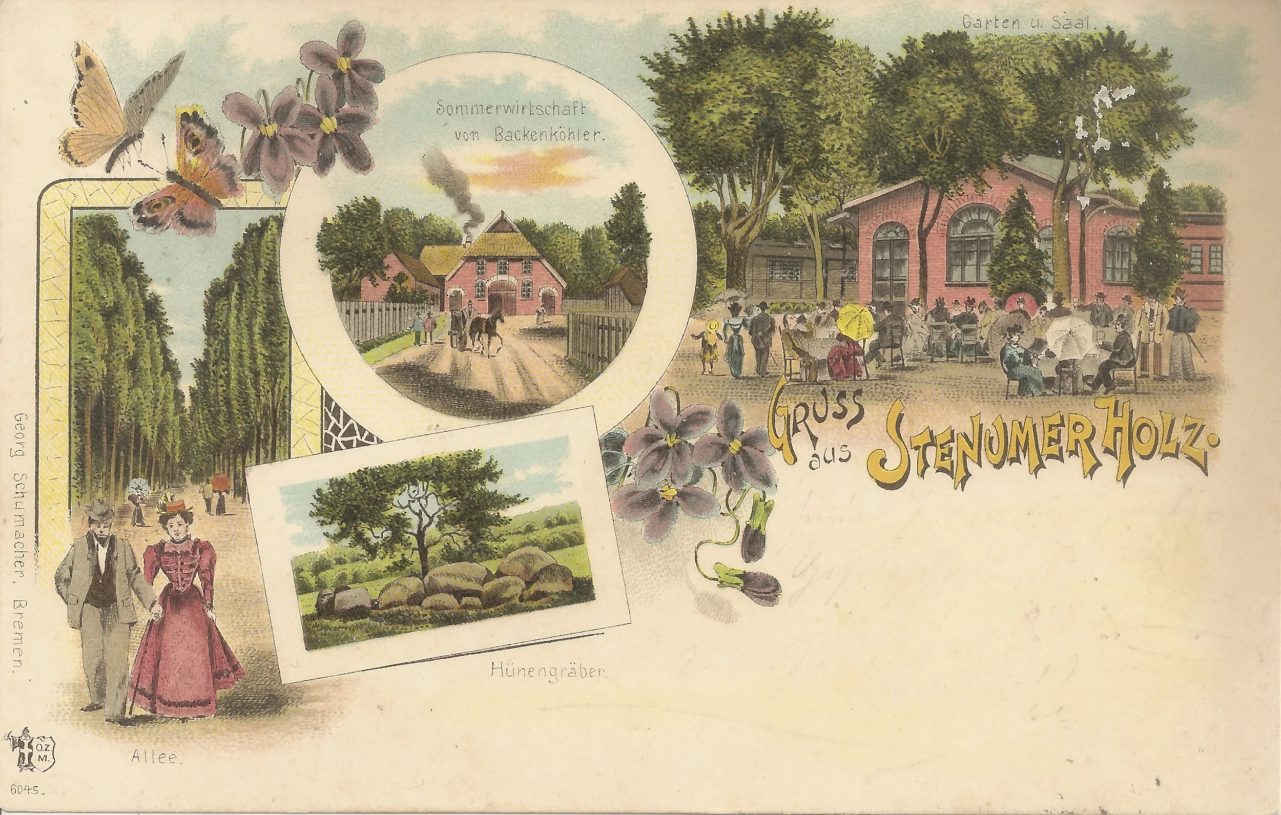 Postkarte von 1898