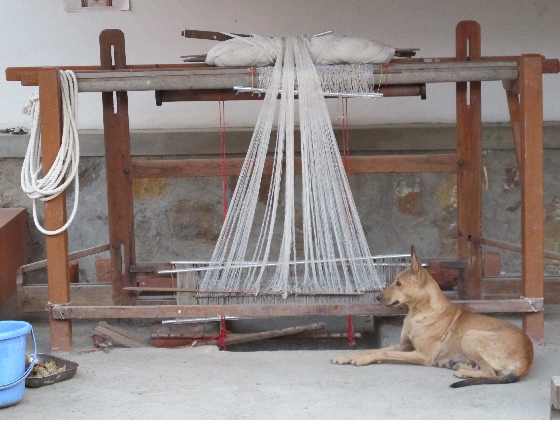 Traditional handloom.