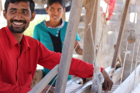 Kala cotton weavers, photo courtesy of Khamir.org