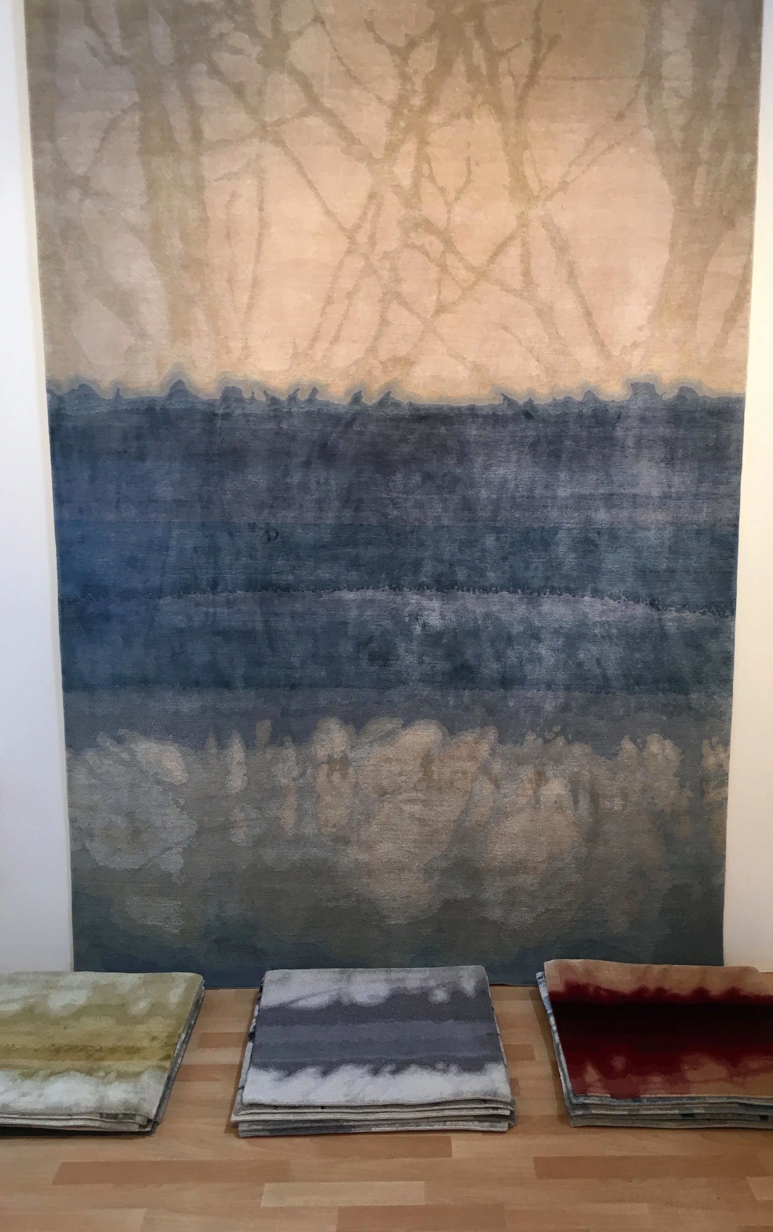 Tania Johnson Design exhibited pieces from her beautiful Journeys in Colour collection of hand knotted rugs, inspired by her photographs of light, shadows and reflections. She works with makers in Nepal, supported by humanitarian organisation Good Weave .