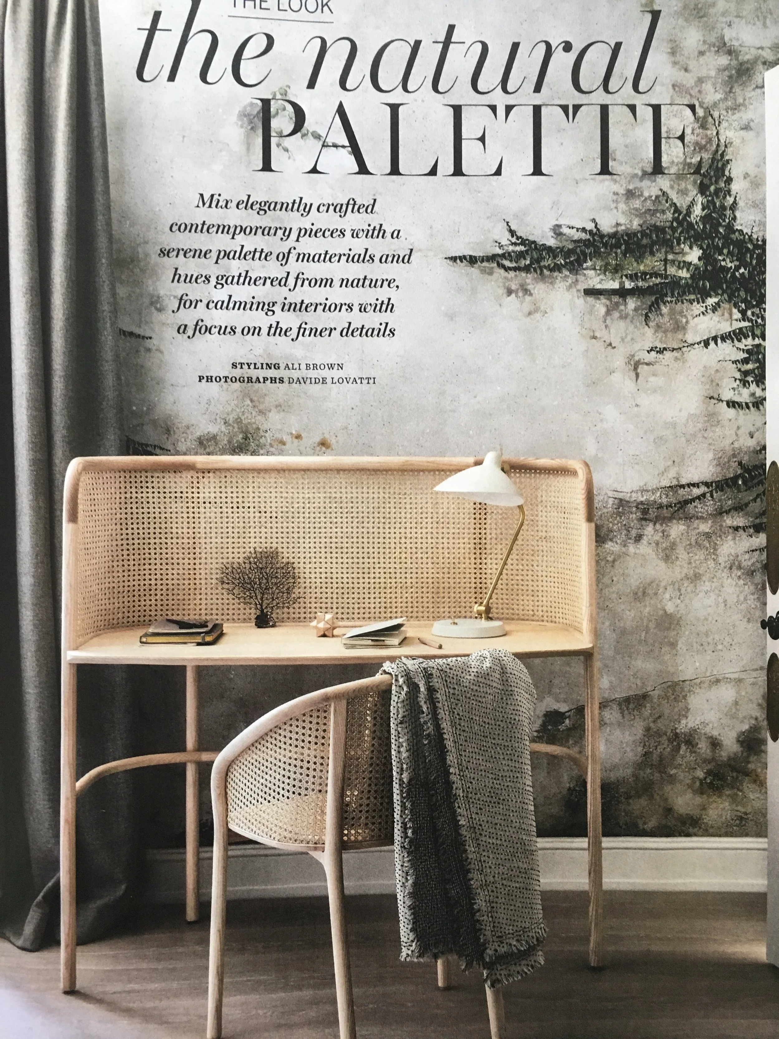 The Natural Palette for Homes & Gardens November 2018