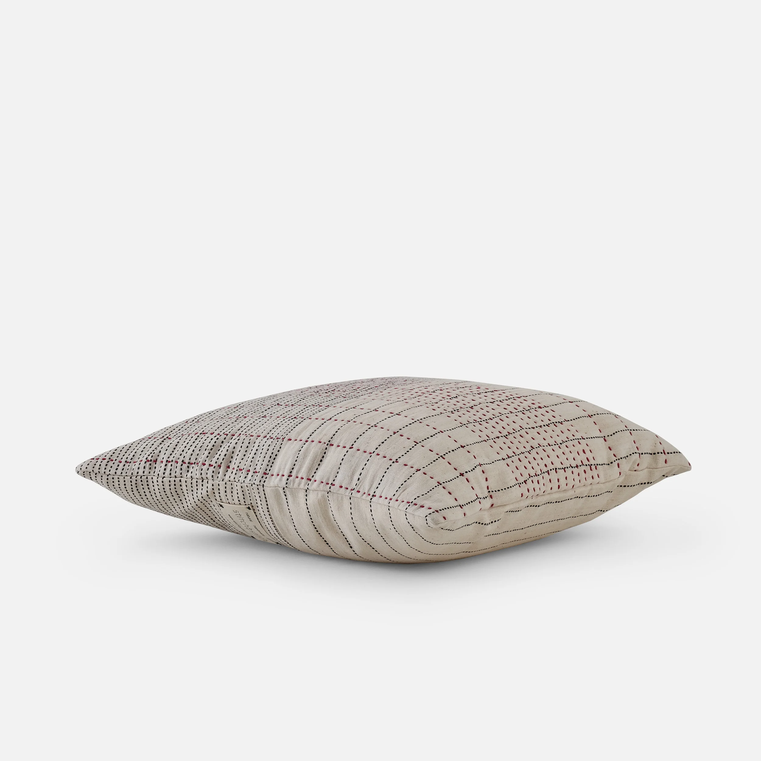 Stitch-by-Stitch-Block-Stitch-cushion-40cm-block-print-red-kantha-stitch-corner-view.jpg