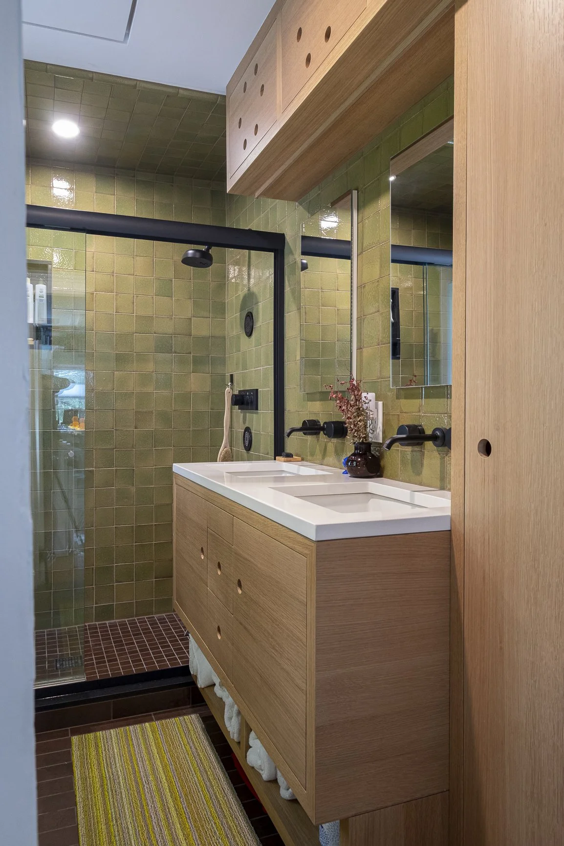 Custom bathroom cabinetry