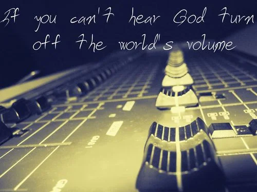 Tuning Out To Tune In...