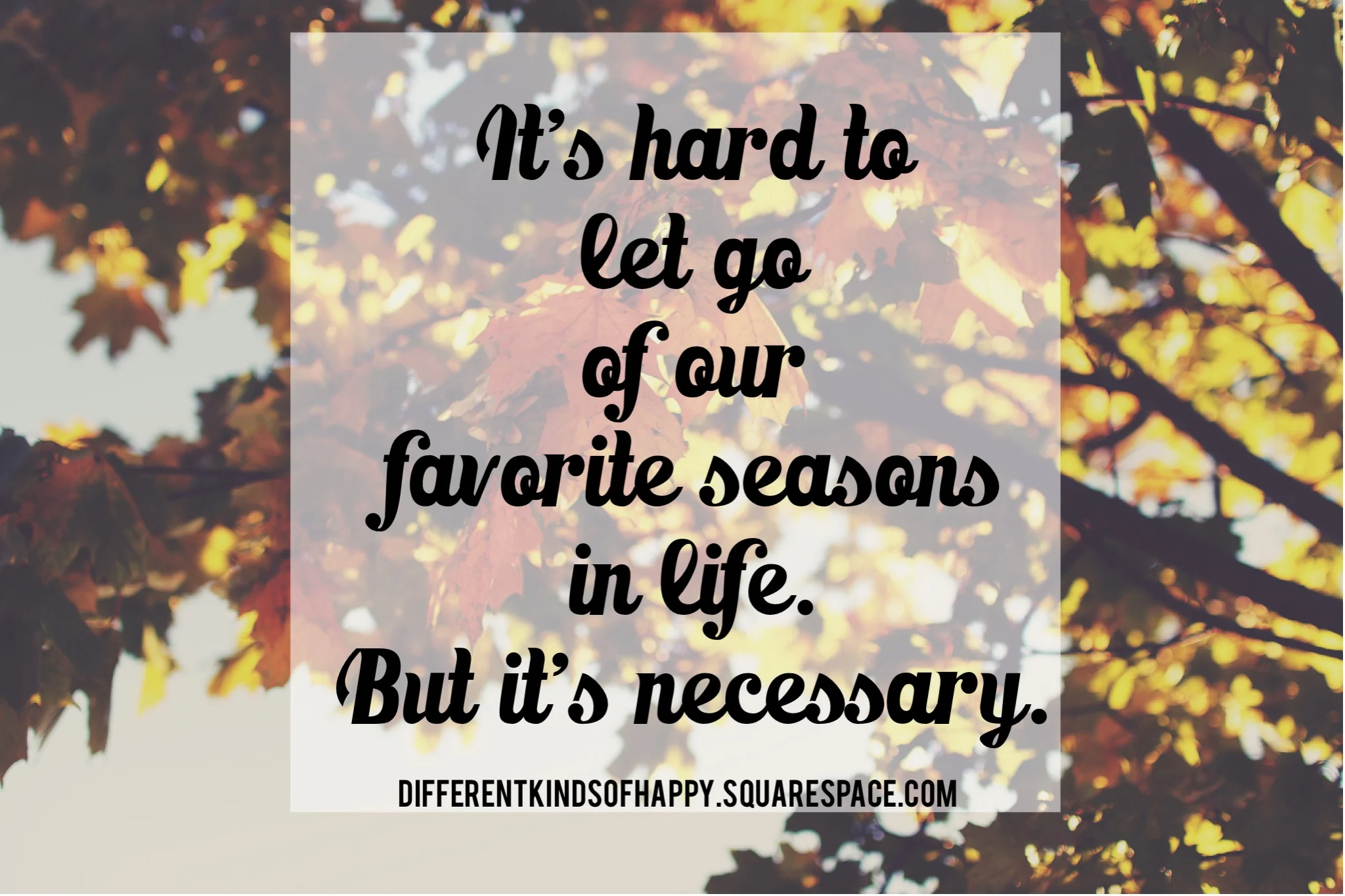 When You Wish You Could Swap Seasons