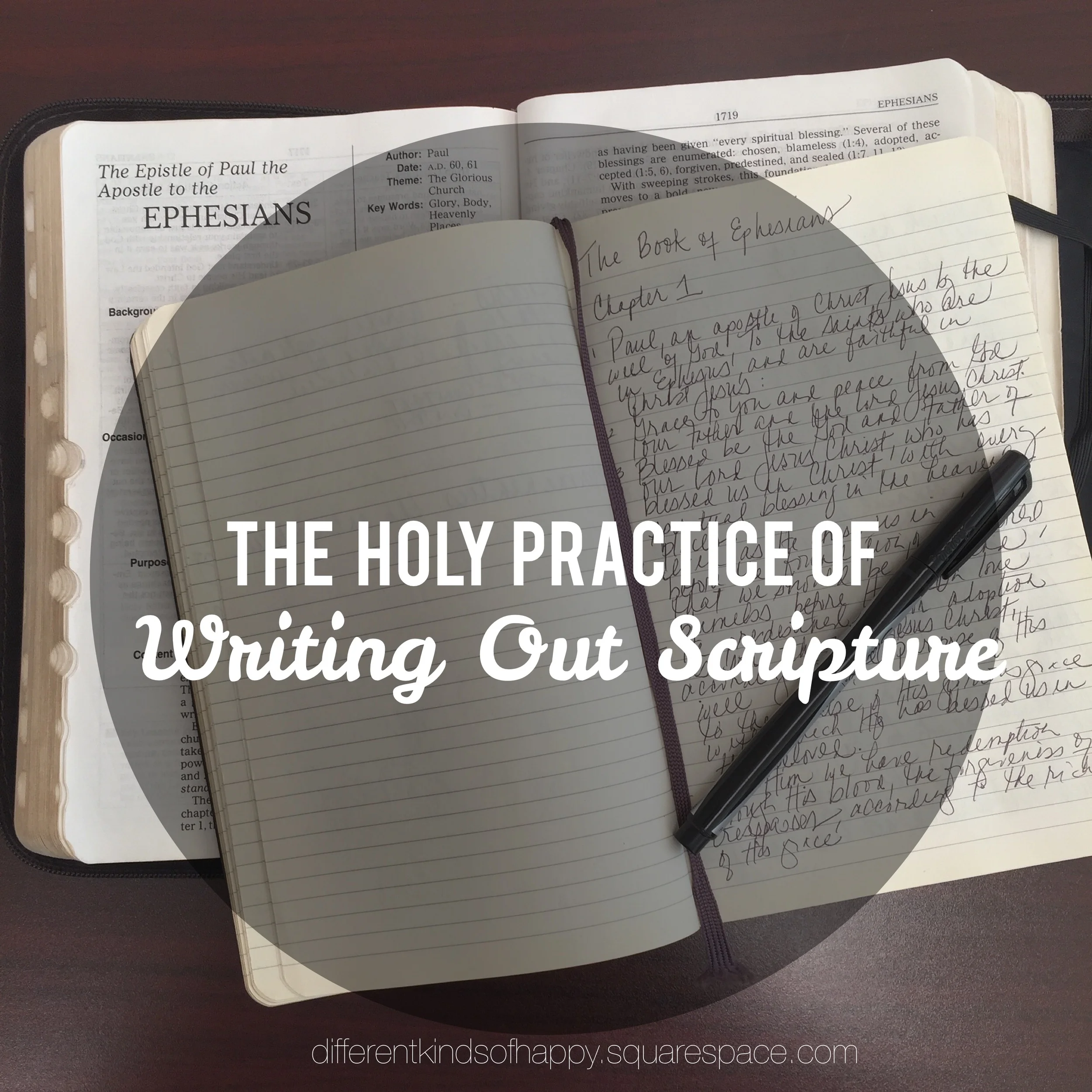 Stop Scrolling and Start Scribing: A Call to Writing Out the Bible