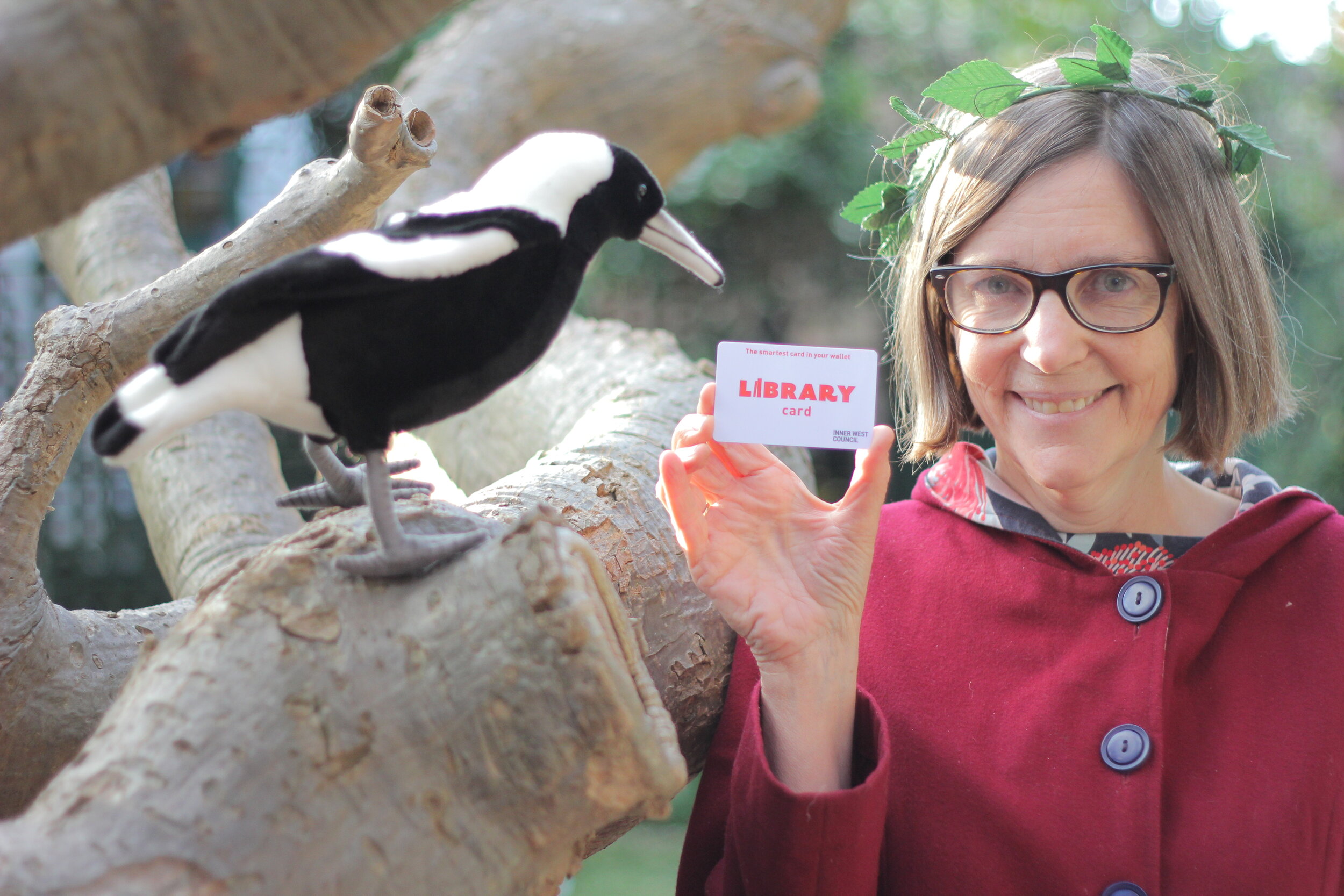 UD Magpie and Library card 3.JPG
