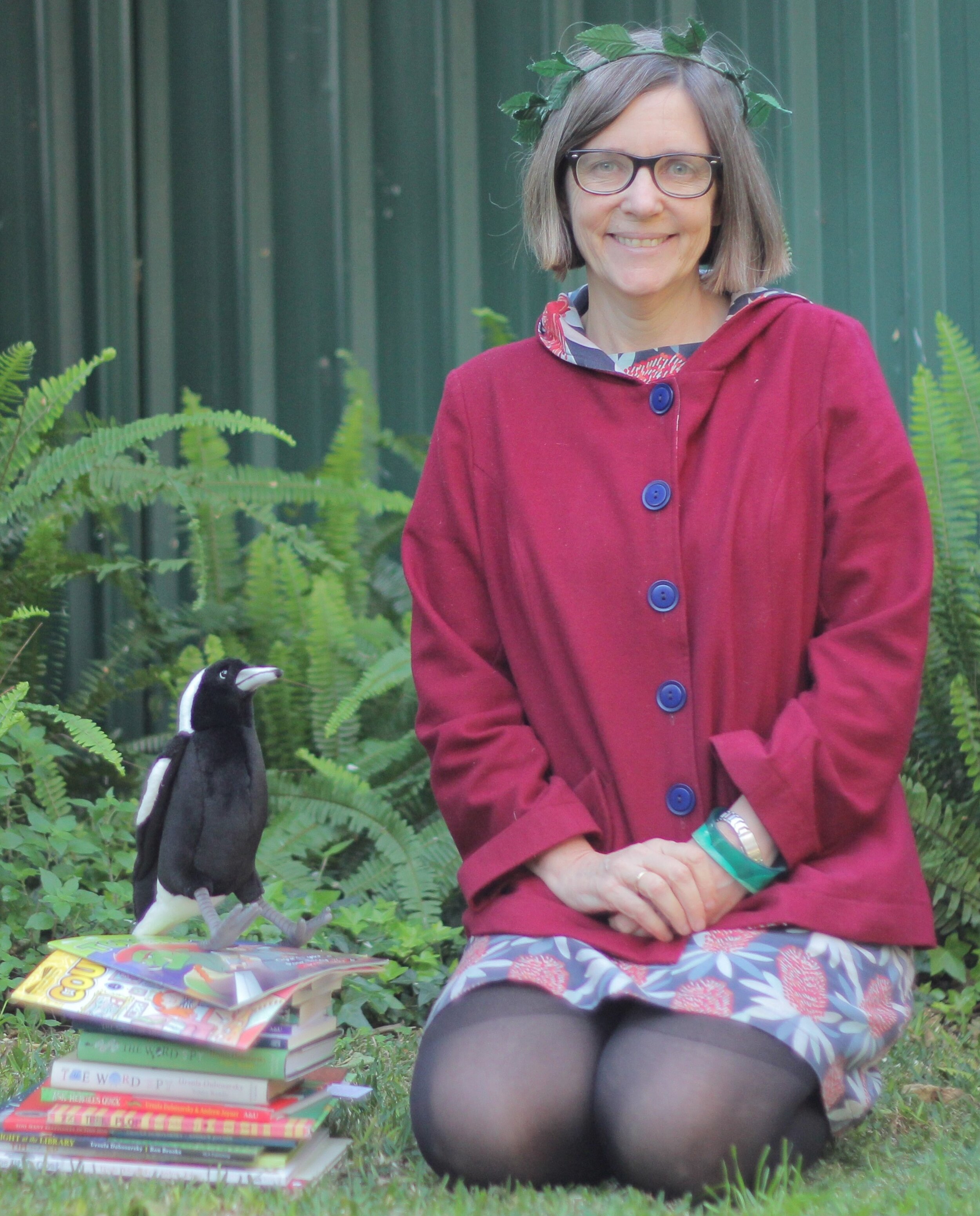 Ursula Dubosarsky Australian Children's Laureate 2020 2021 with magpie.jpg