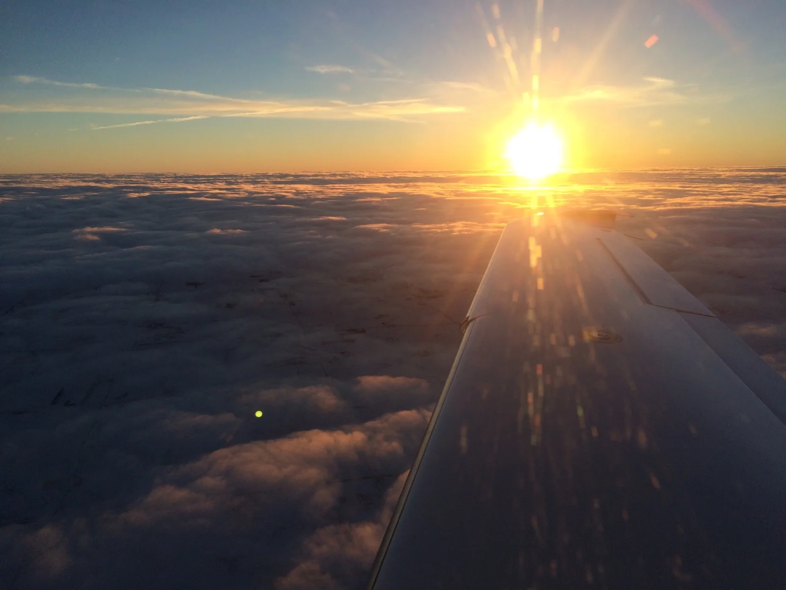 Sunrise in South Dakota...