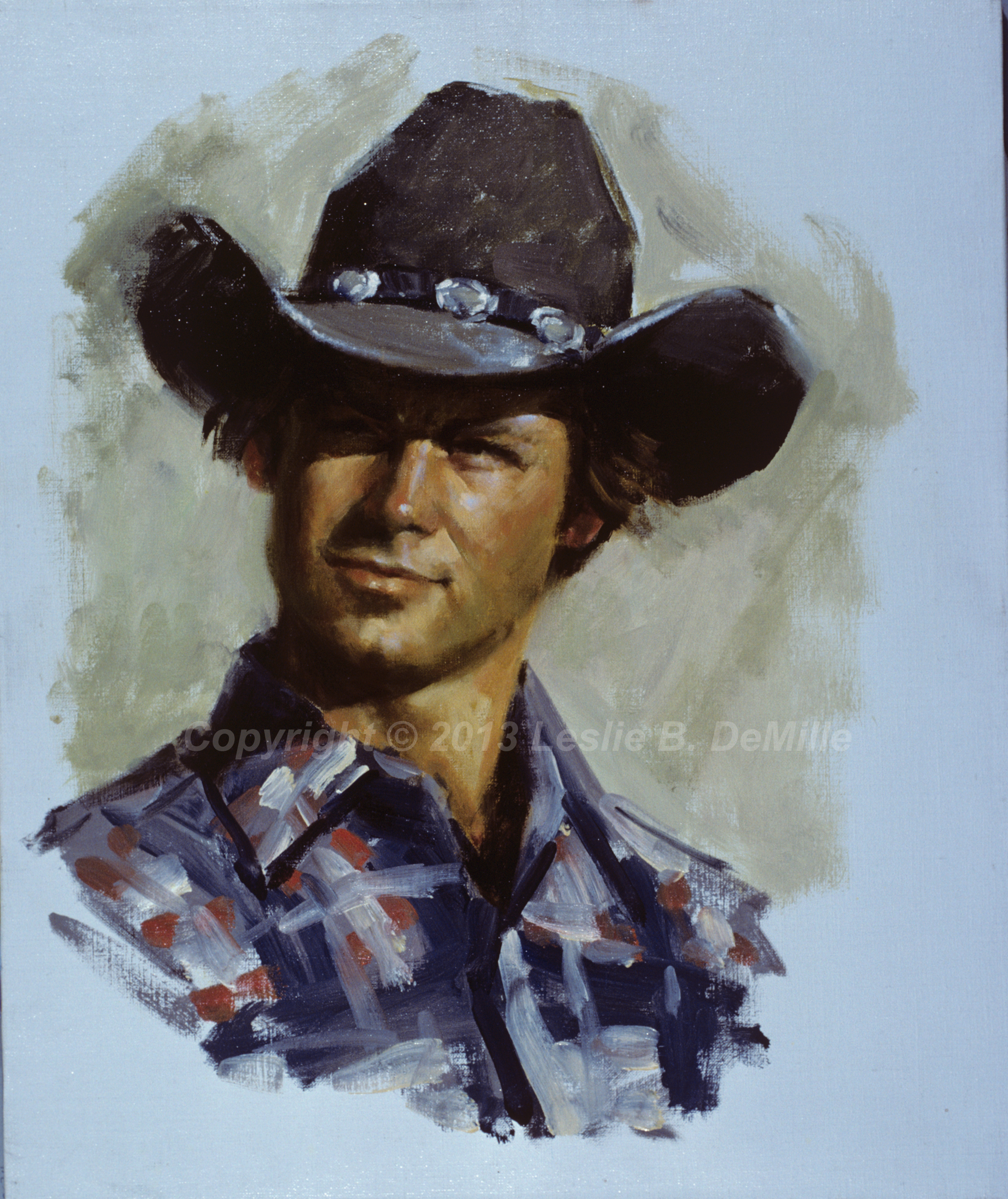 Cowboy 2, Oil (11x14)