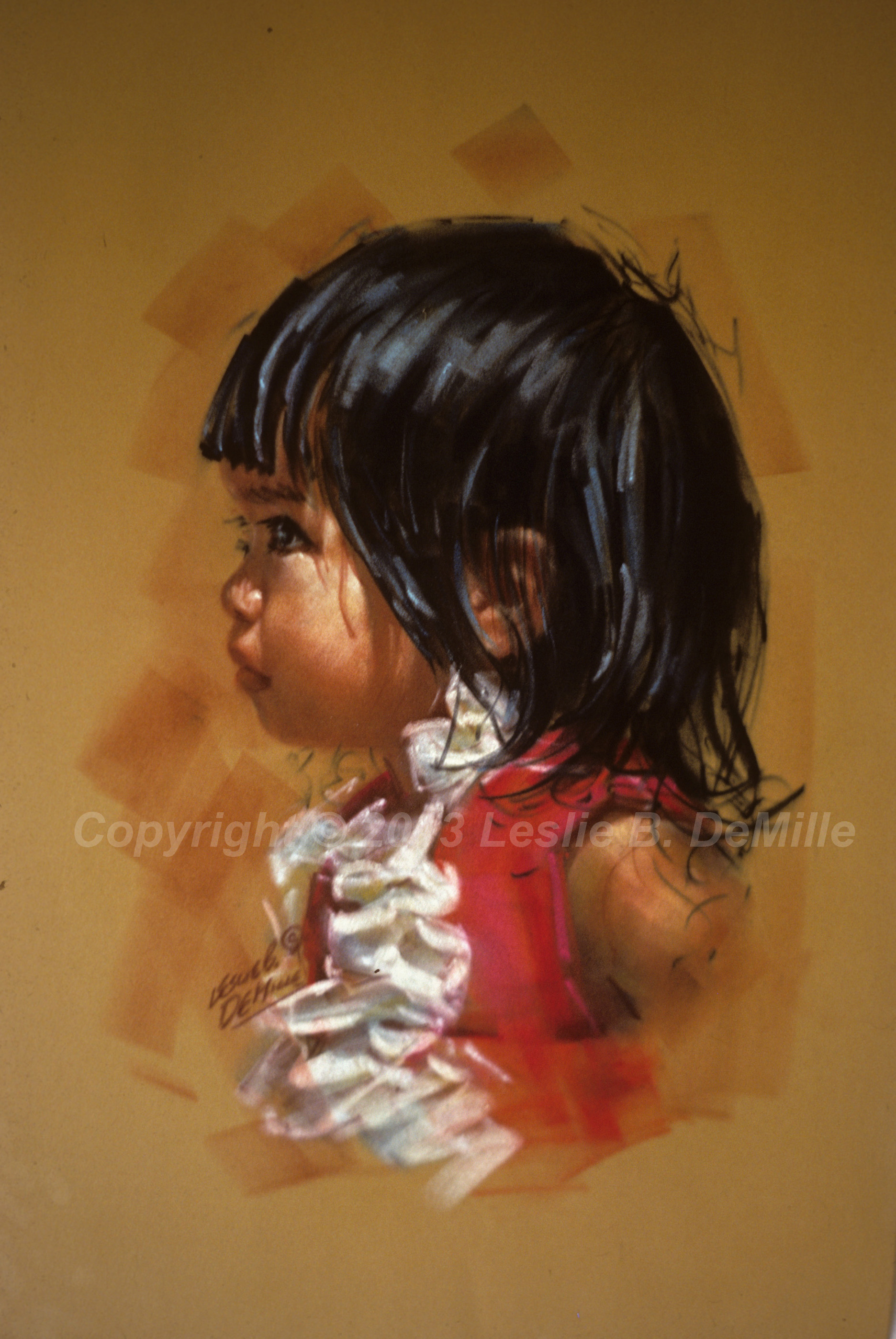 Auntie Emma's Dancer 2, Pastel 1988 (11x16)