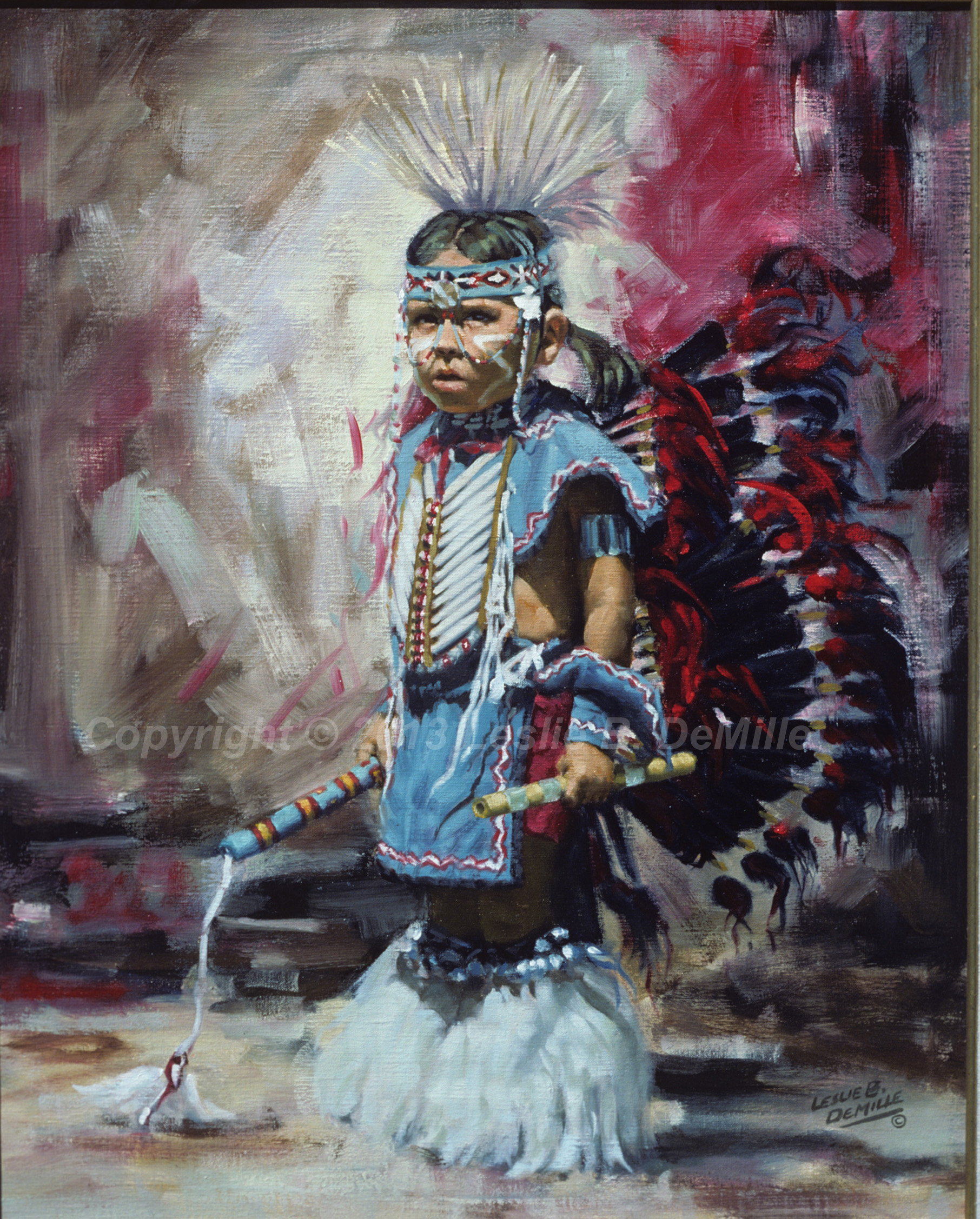 Young Dancer 2, Oil (11x14)