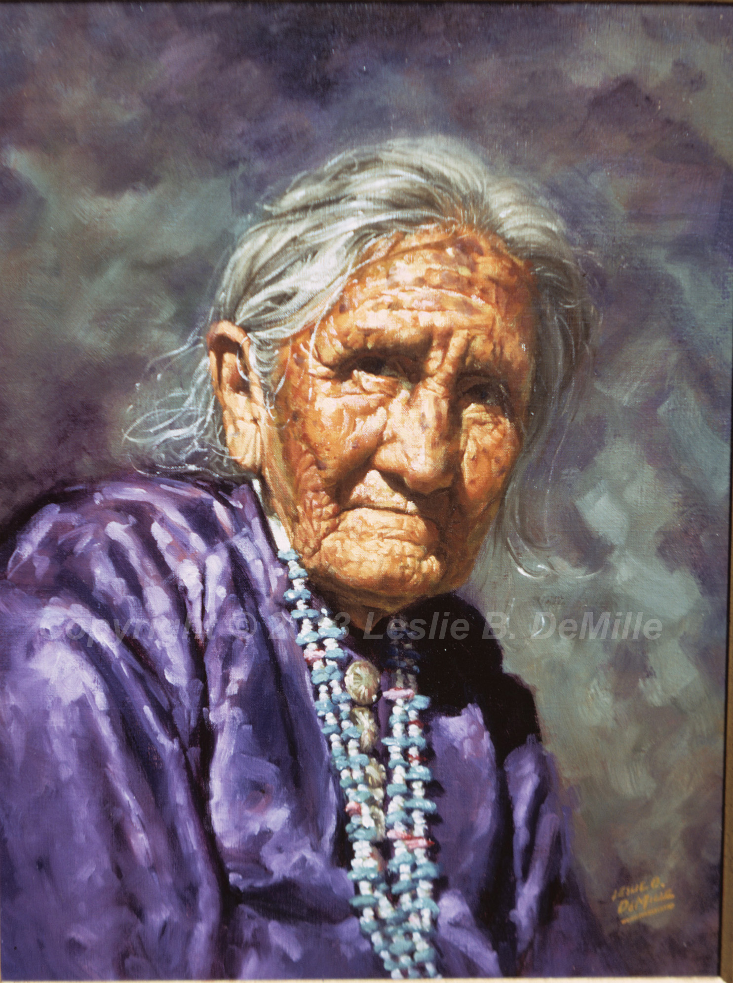 Old Woman, Oil (12x16)