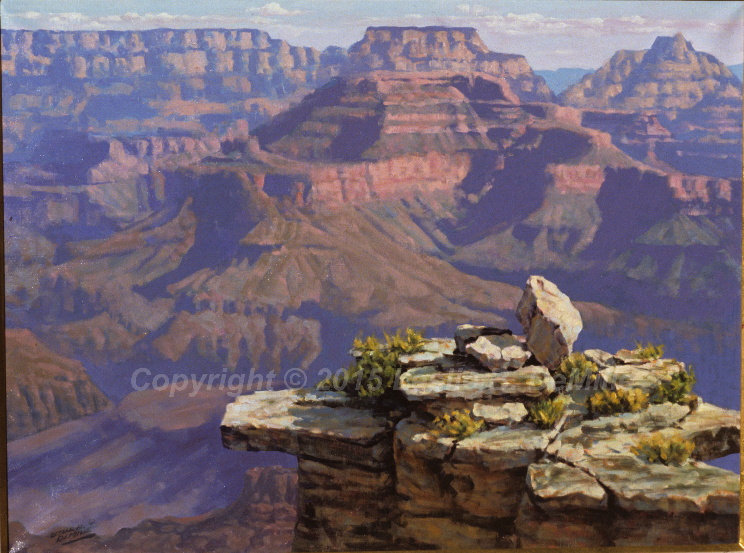 Grand Canyon 1, Pastel (14x11)