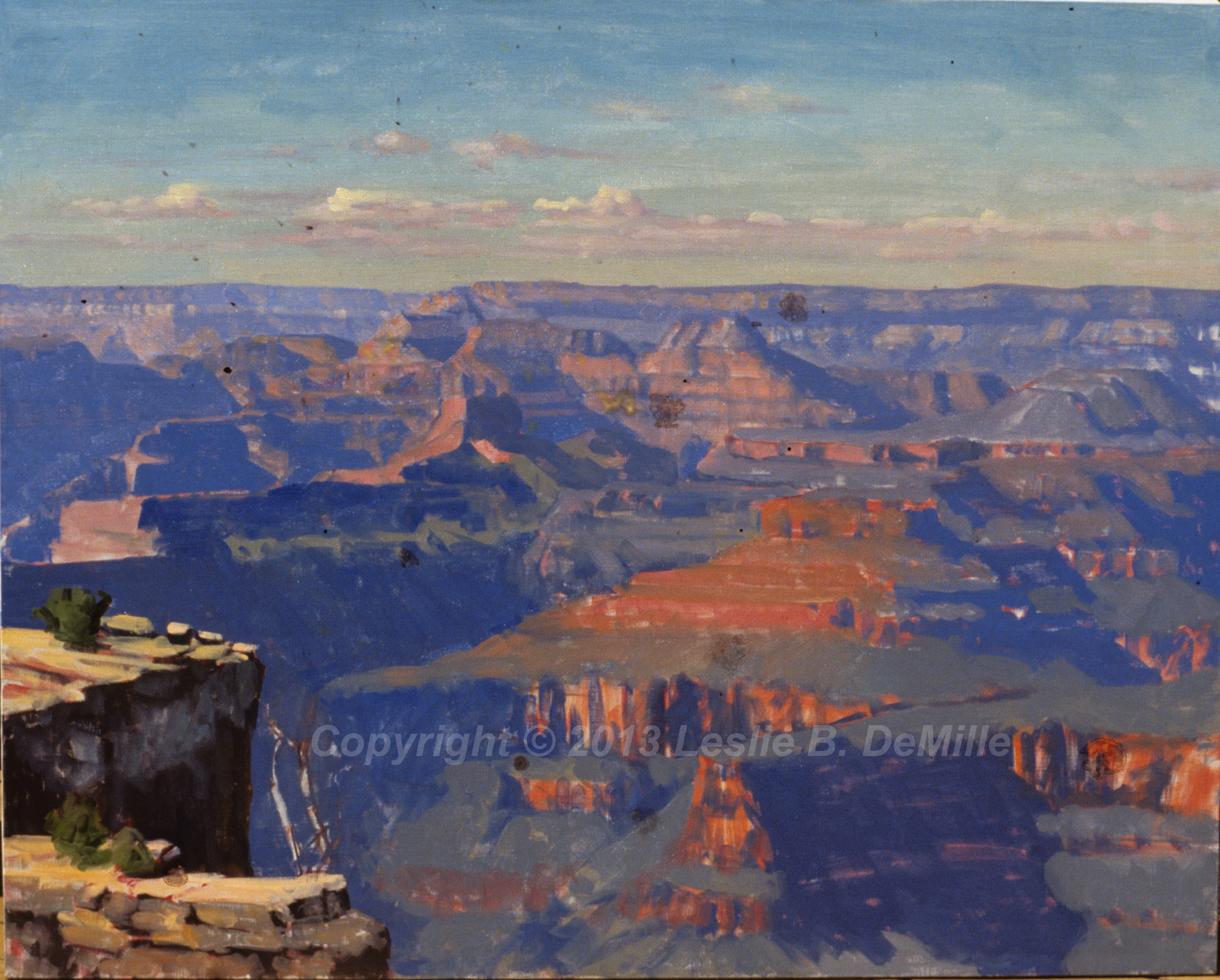 Grand Canyon 2, Pastel (14x11)