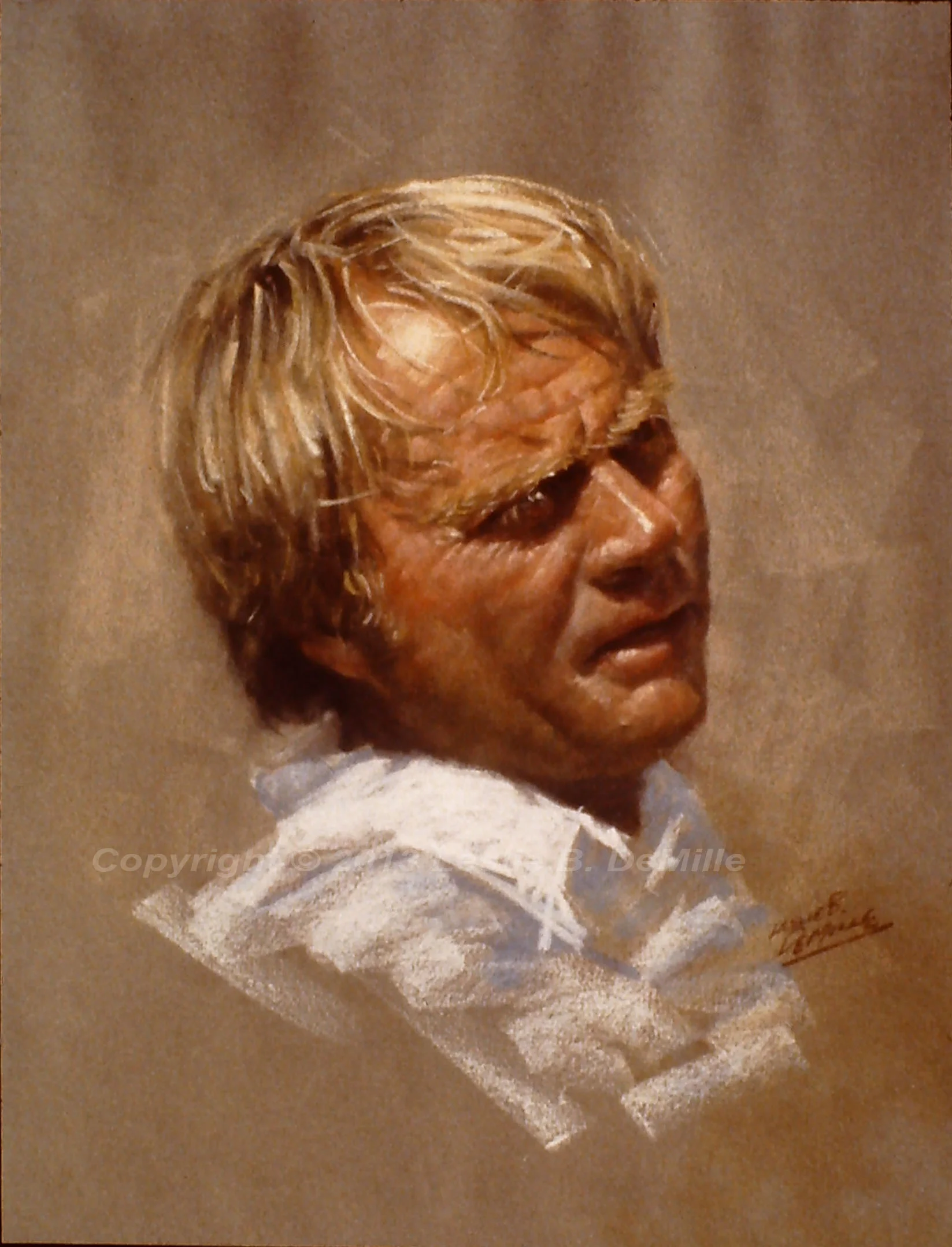Jack Nicklaus 2, Pastel (11x14)