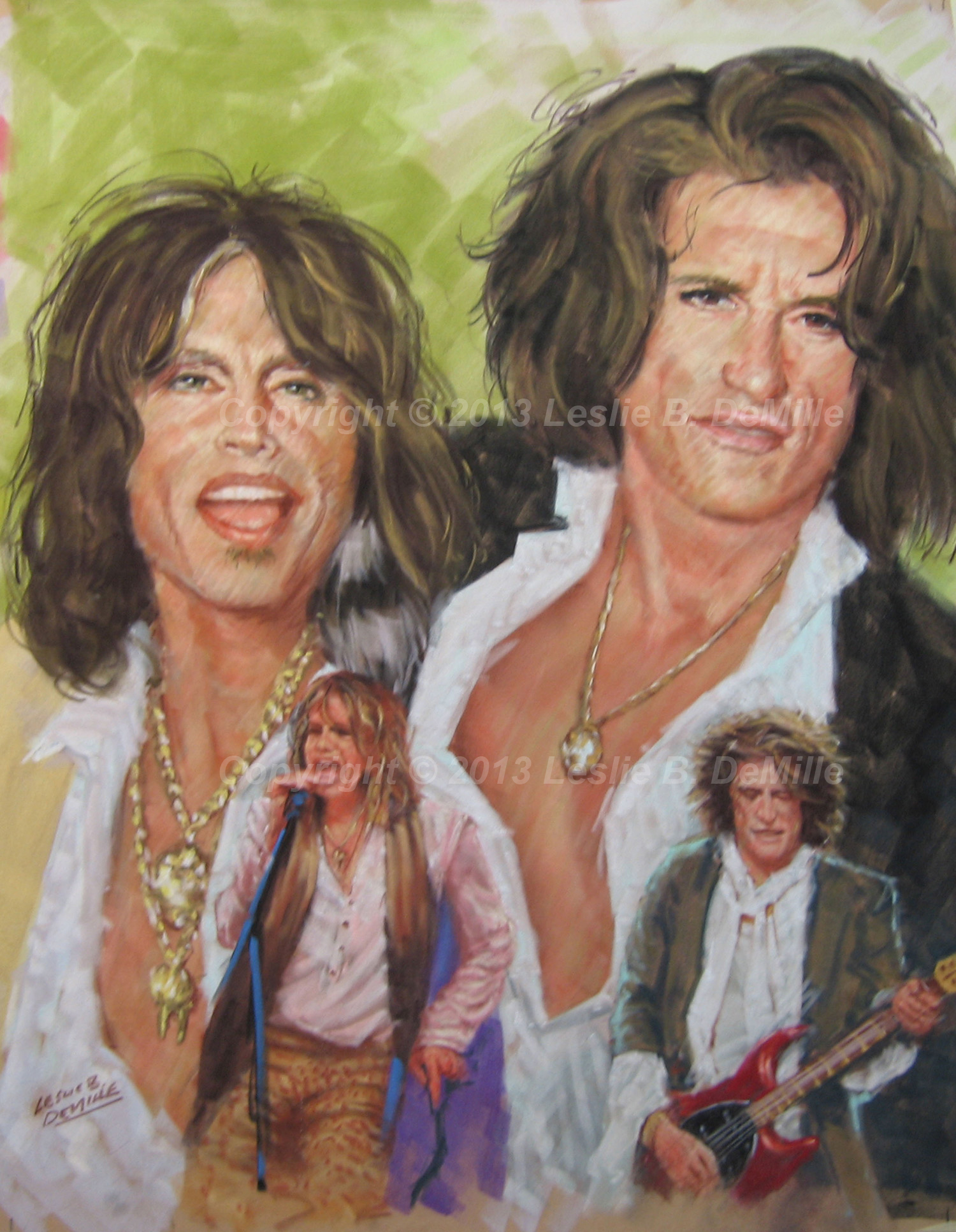 Aerosmith, Pastel (11x14)