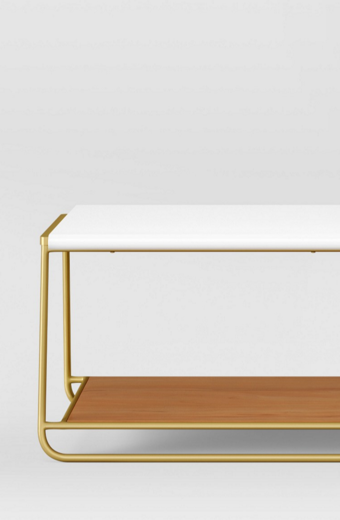 Mod Brass White Coffee Table Signature Boutique Event Als Maui Hawaii - White Coffee Table With Light Wood Legs Mod Brass White Coffee Table Signature Boutique Event Als Maui Hawaii - White Coffee Table With Light Wood Legs