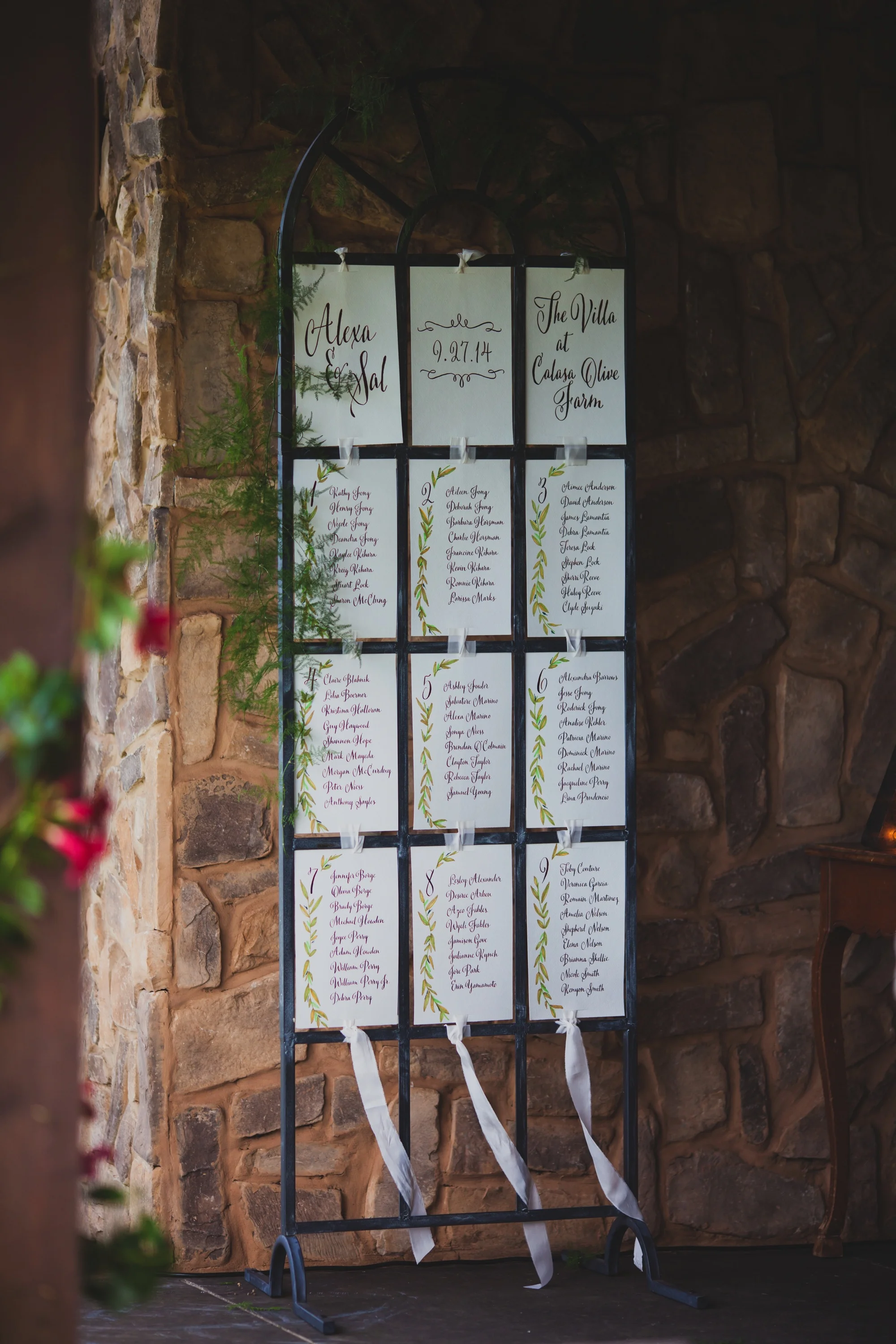 European Escort Card Display