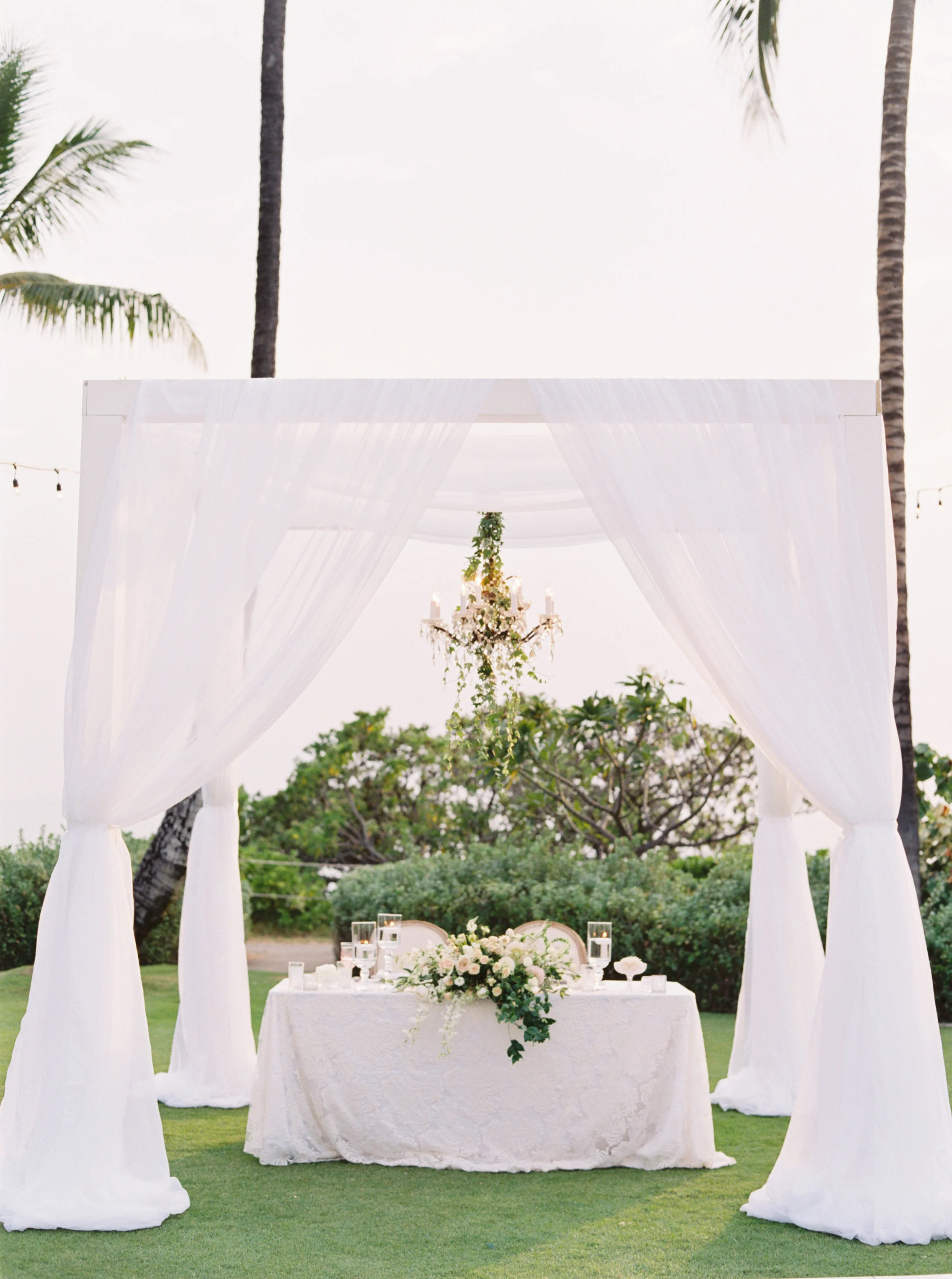 Ivory Dining Canopies