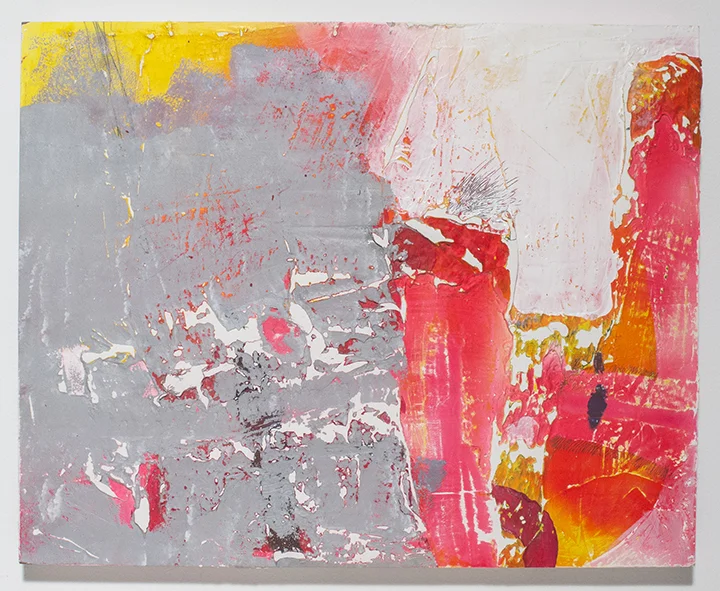 Goose , 2013, mixed media on panel, 16"x20", Private Collection