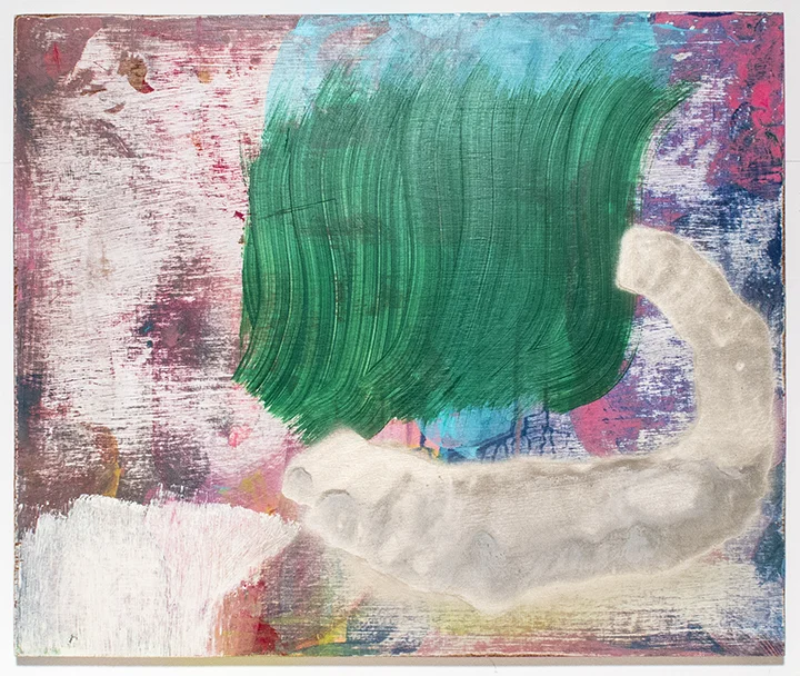 Pin The Jelly , 2013, acrylic and spray paint on panel, 20"x24", POR