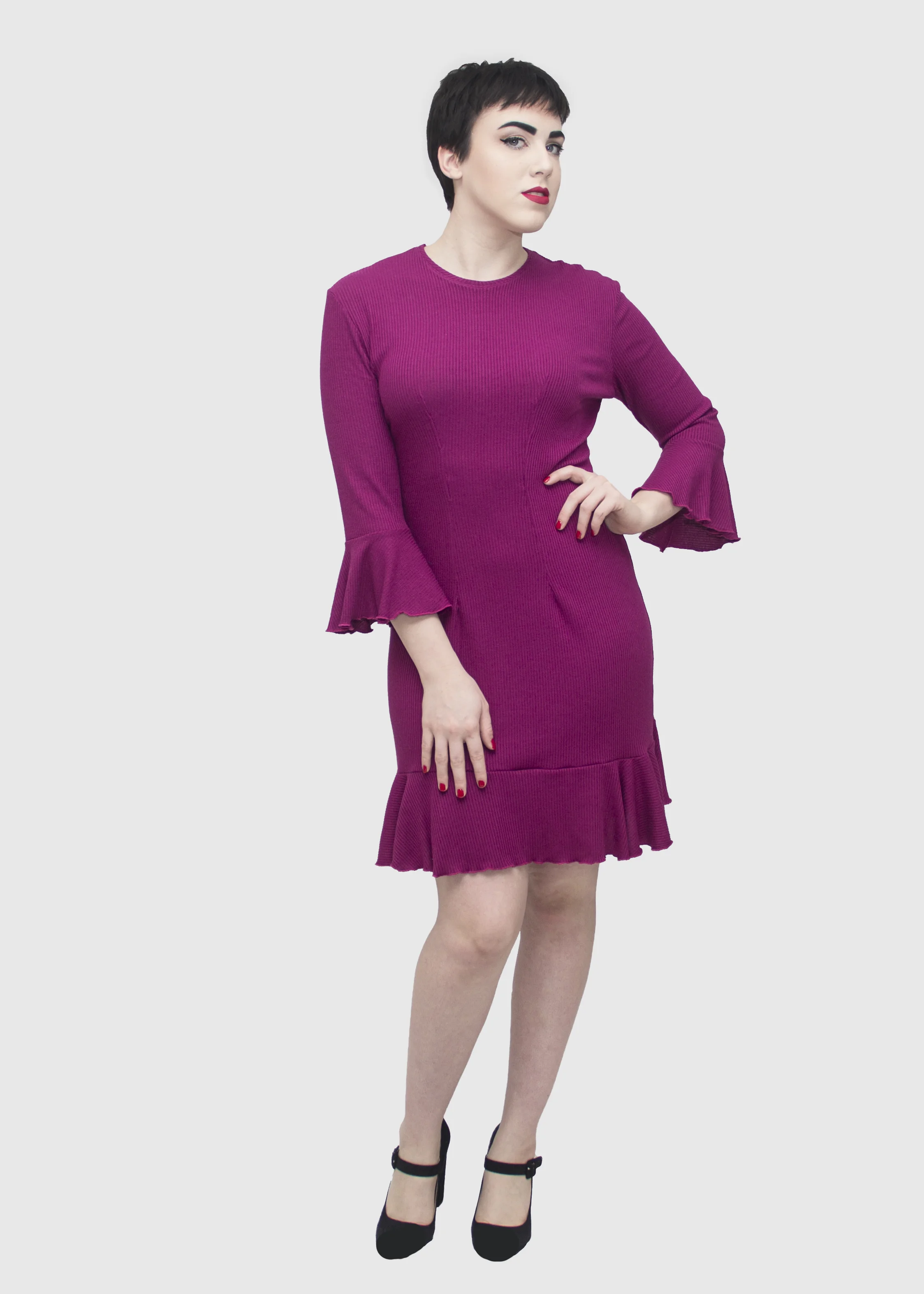 A dress from my Fall Winter 2017 Collection. It's fun, comfortable and not too bold like a red dress.