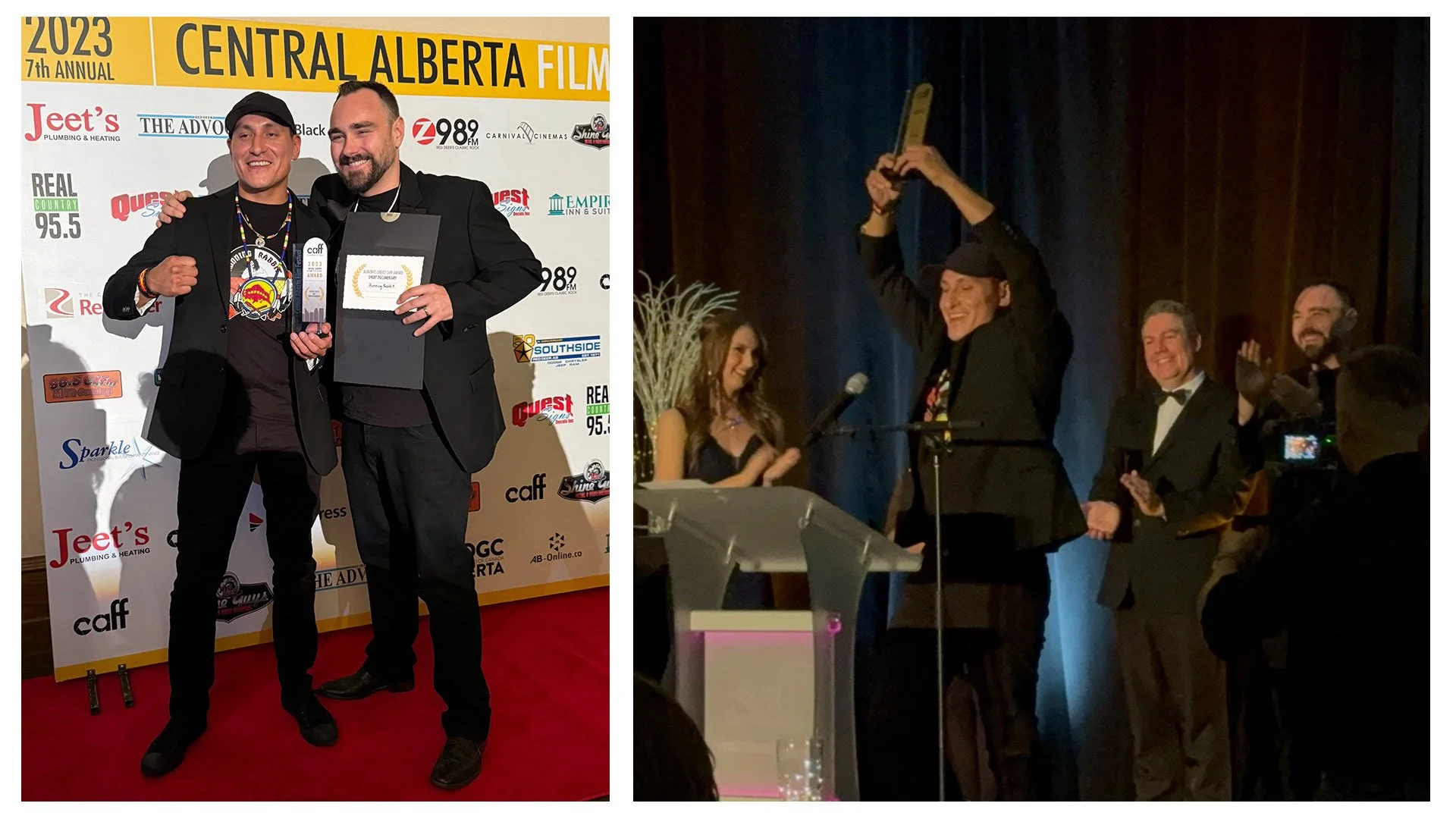 Regan Running Rabbit and Bret Kenworthy Win Audience Choice Award at CAFF