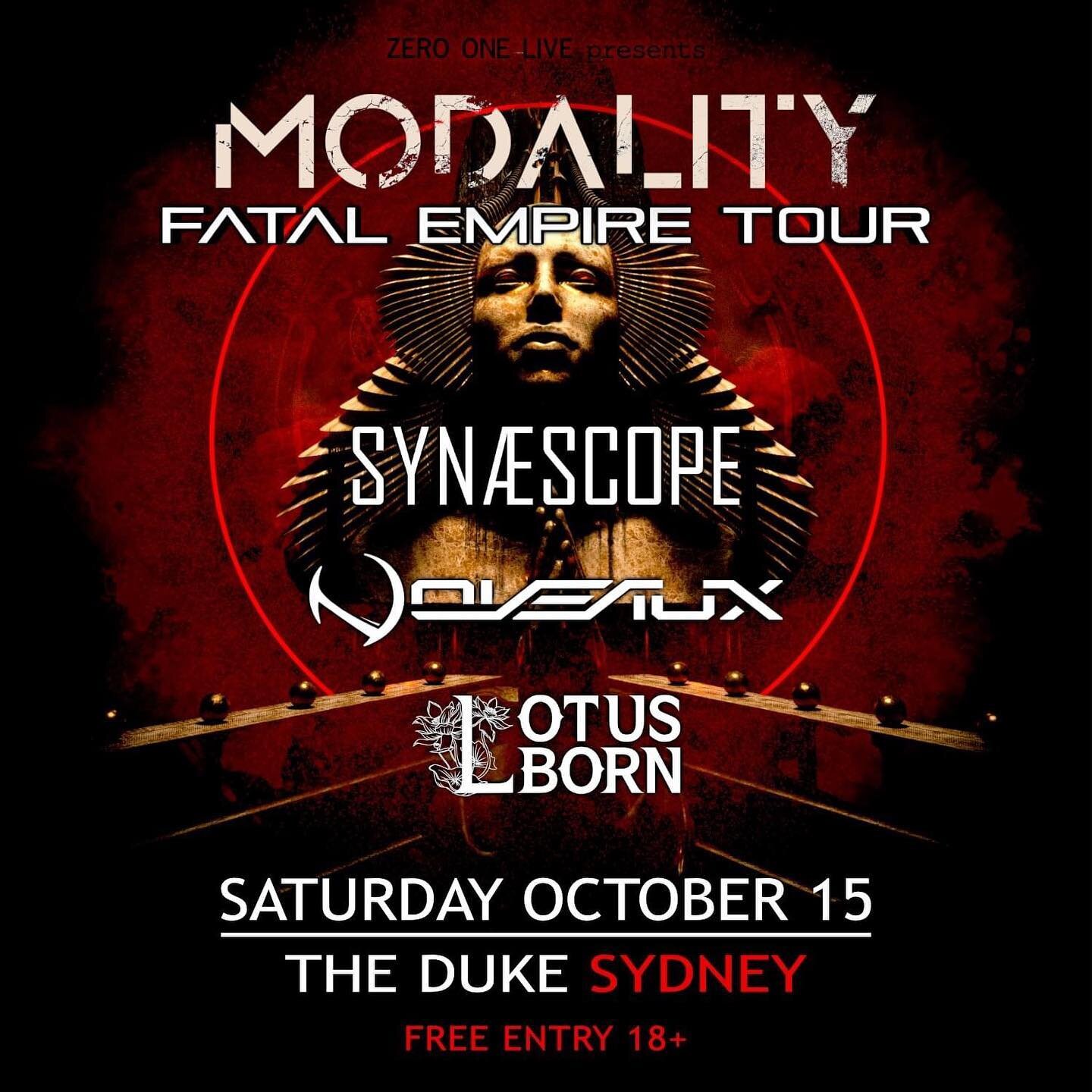 I&rsquo;ll be playing a @synaescope show next month in Sydney #livemusic #heavymetal #guitarist