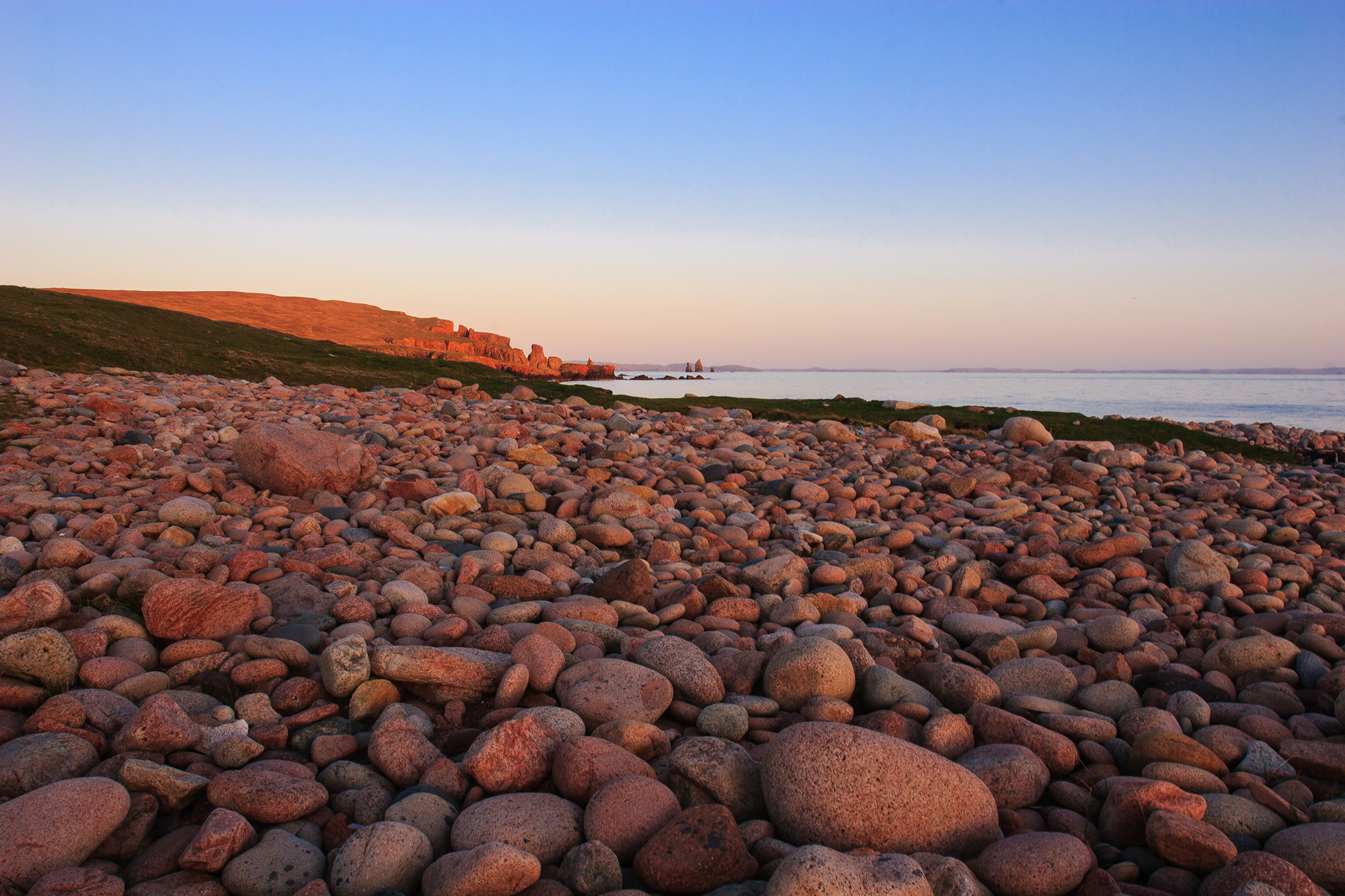 Sunset, Eshaness, Shetland