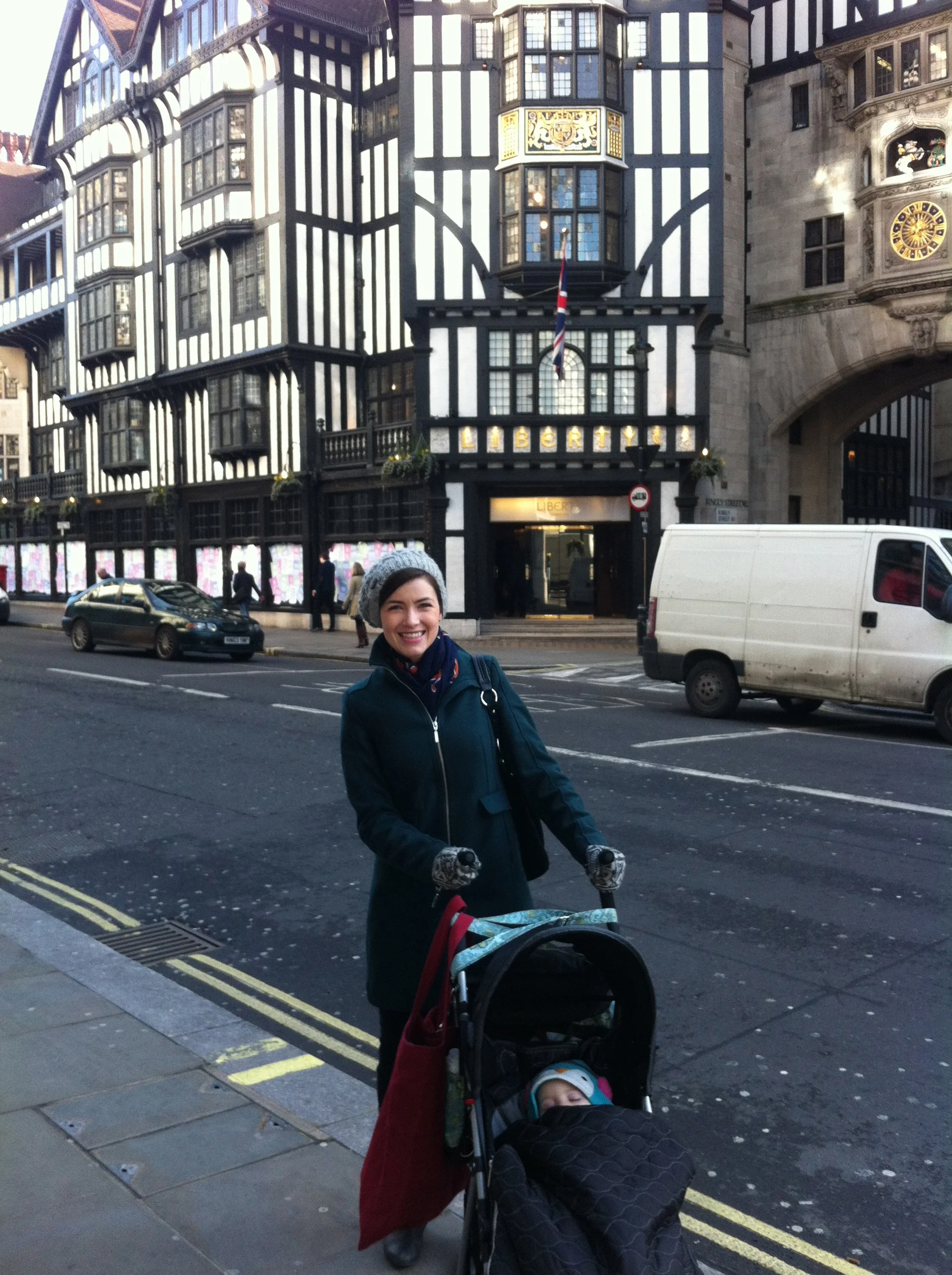 Julie and Lila right before I guided Julie to the splendour that is the 3rd floor of Liberty.
