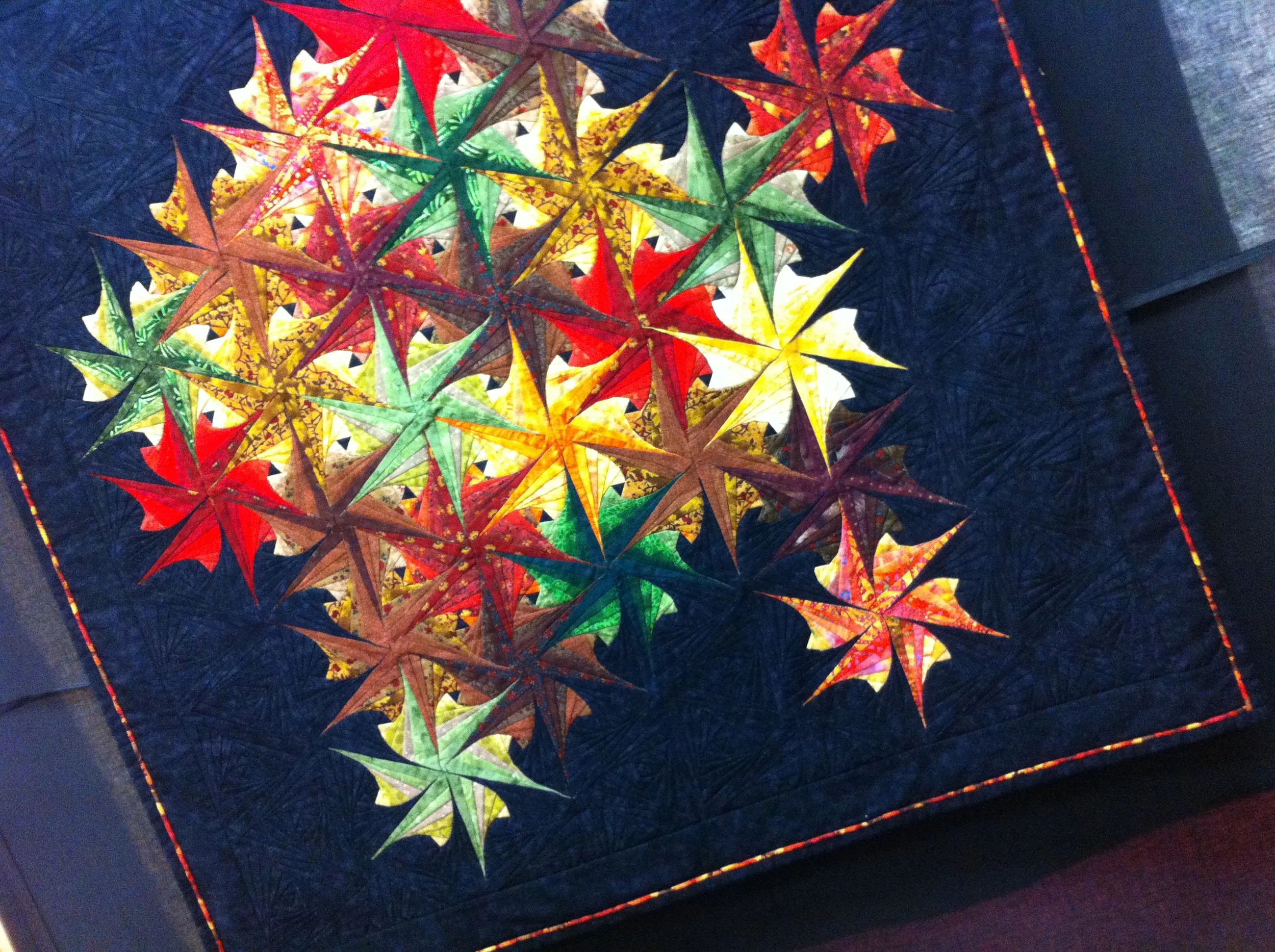 The quilts were amazing in their construction...