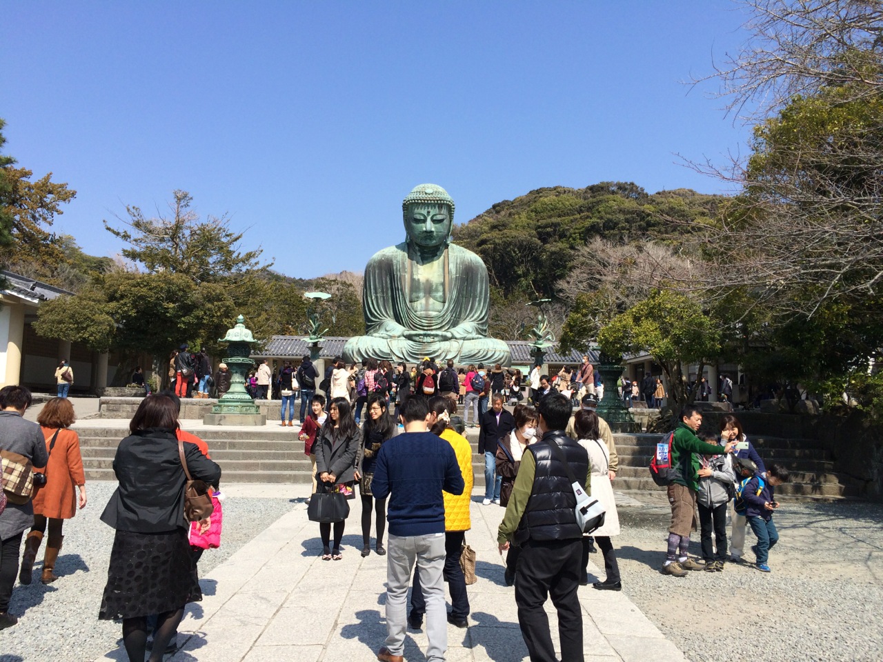 The Giant Buddha at Kamakura.