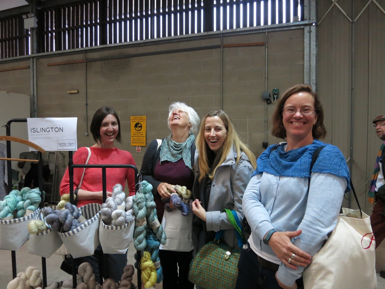 This picture pretty much sums up the fun we had this weekend! L-R: Dani, Catherine, me and Rachel