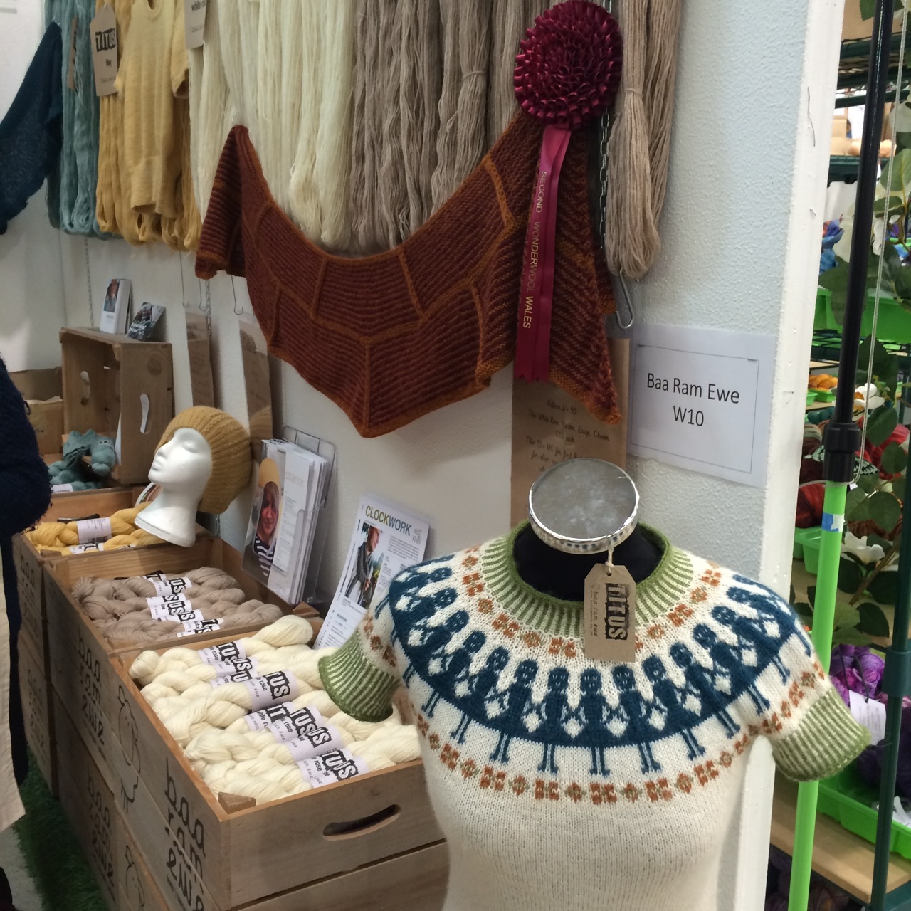 Baa Ram Ewe won a ribbon.