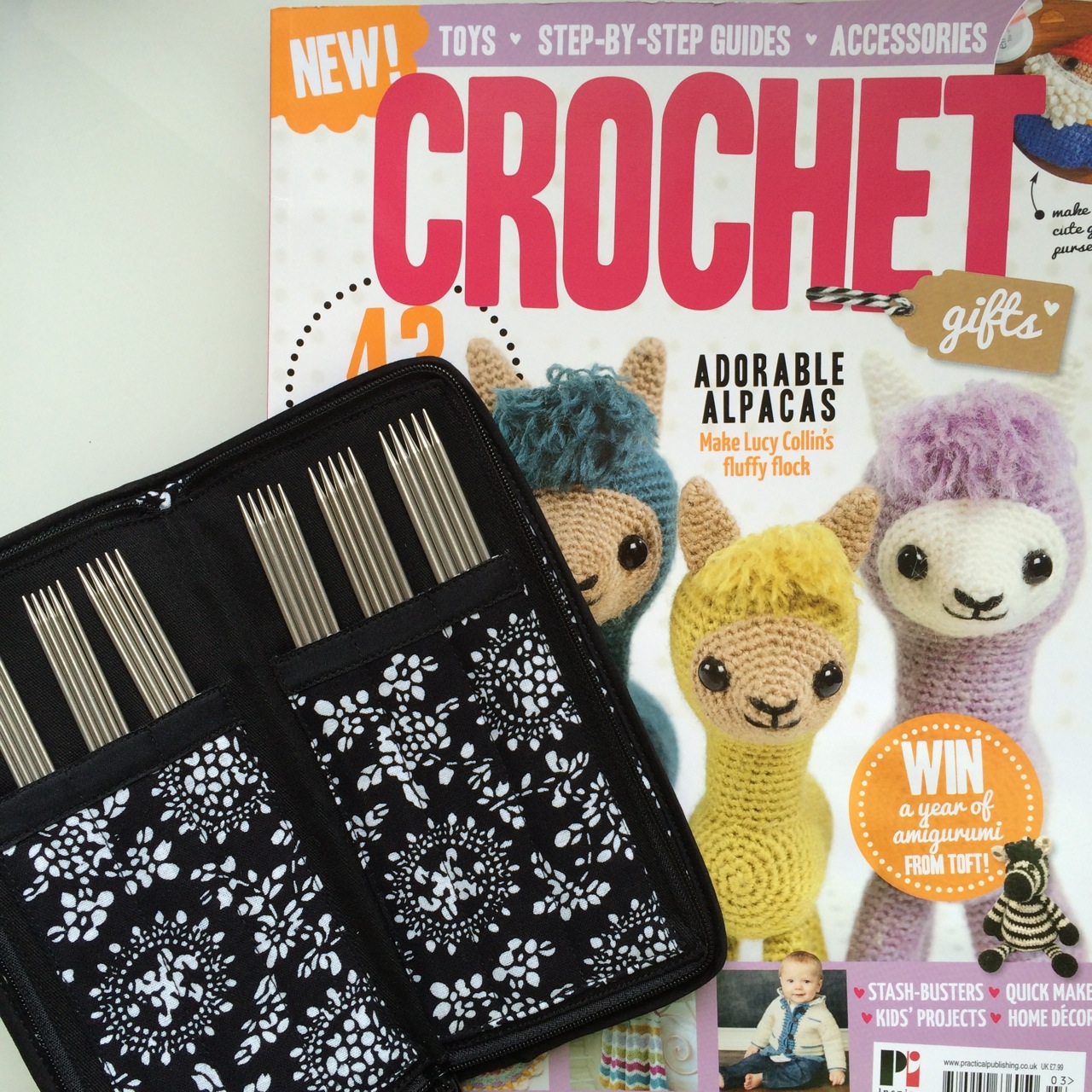 My stash haul included the new ChiaoGoo DPNs kit - although technically that's for work and not stash!
