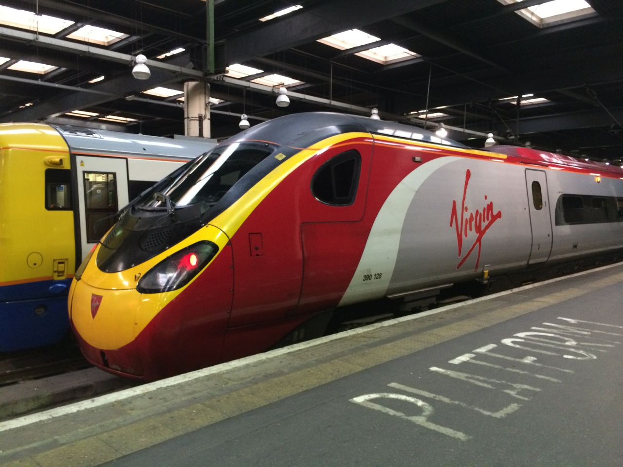 The train to take me to Woolfest - or at least part of the way. Probably my favourite train operator in the UK.